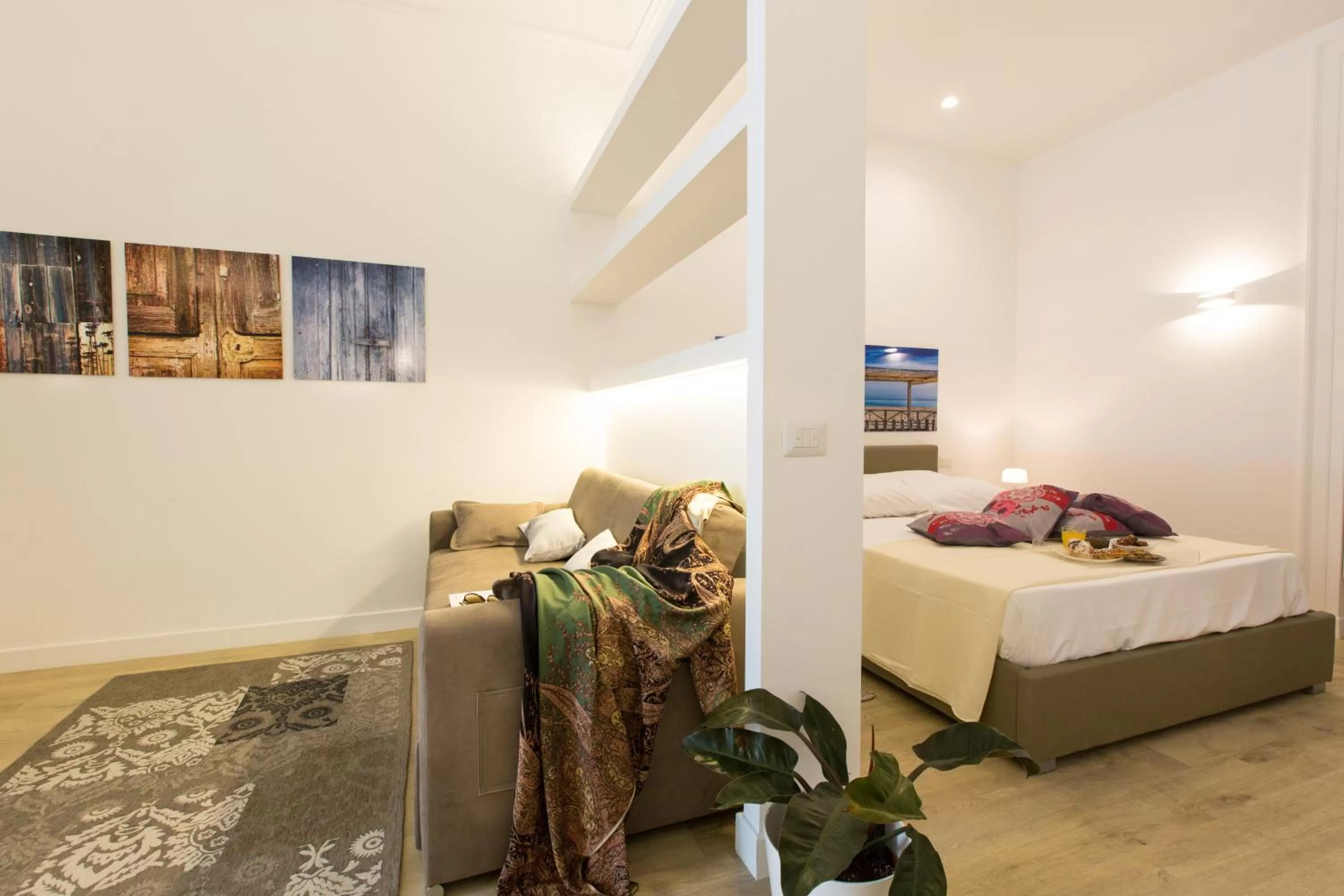 Living room, Bed in Palermo In Suite Aparthotel