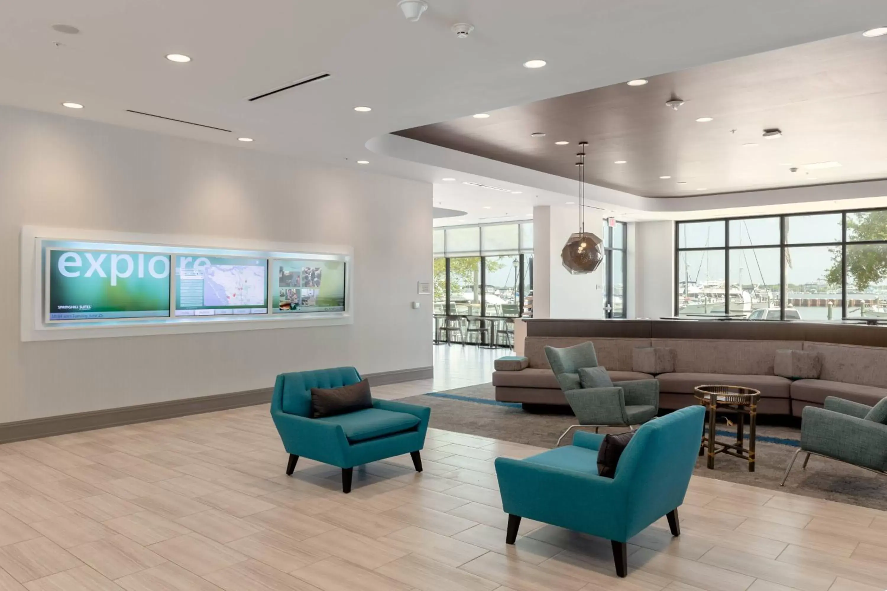 Lobby or reception, Lobby/Reception in SpringHill Suites by Marriott Bradenton Downtown/Riverfront