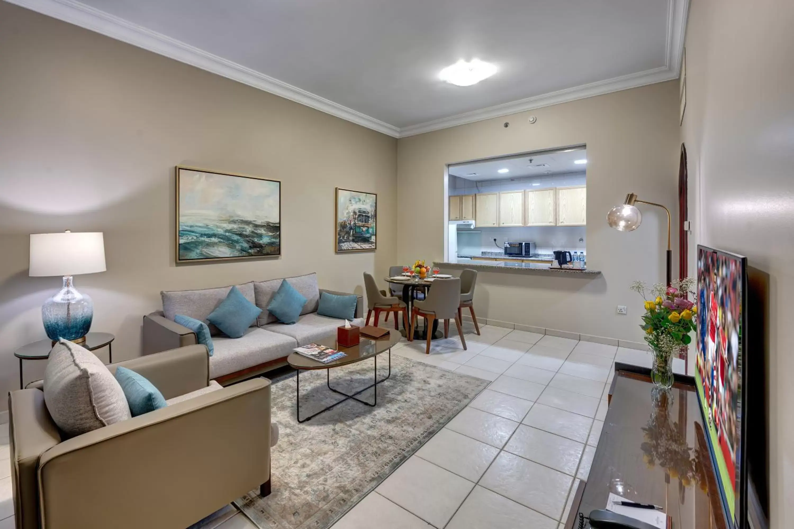 Living room, Seating Area in Al Nakheel Hotel Apartments Abu Dhabi