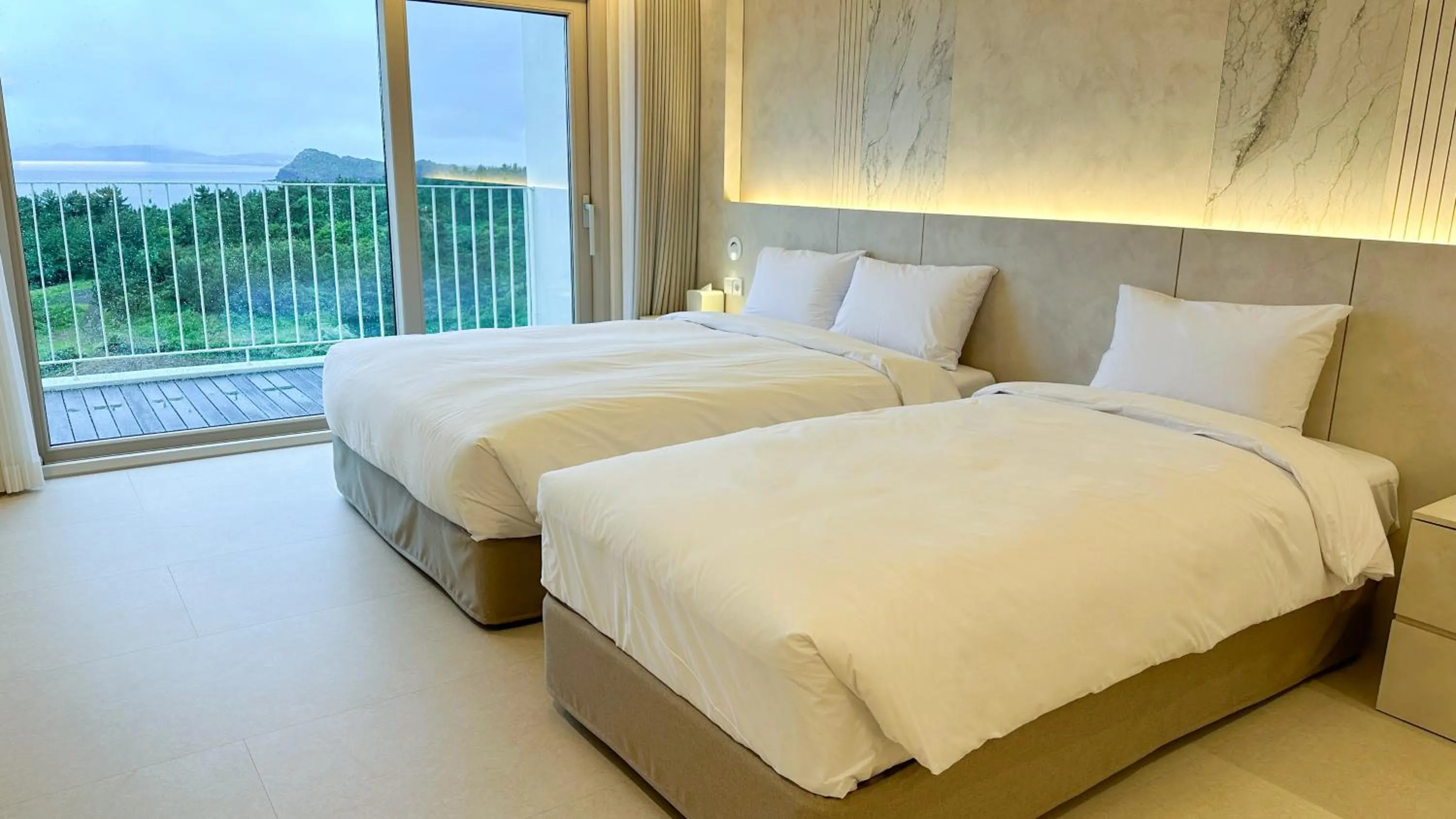 Bed in Y Resort Jeju