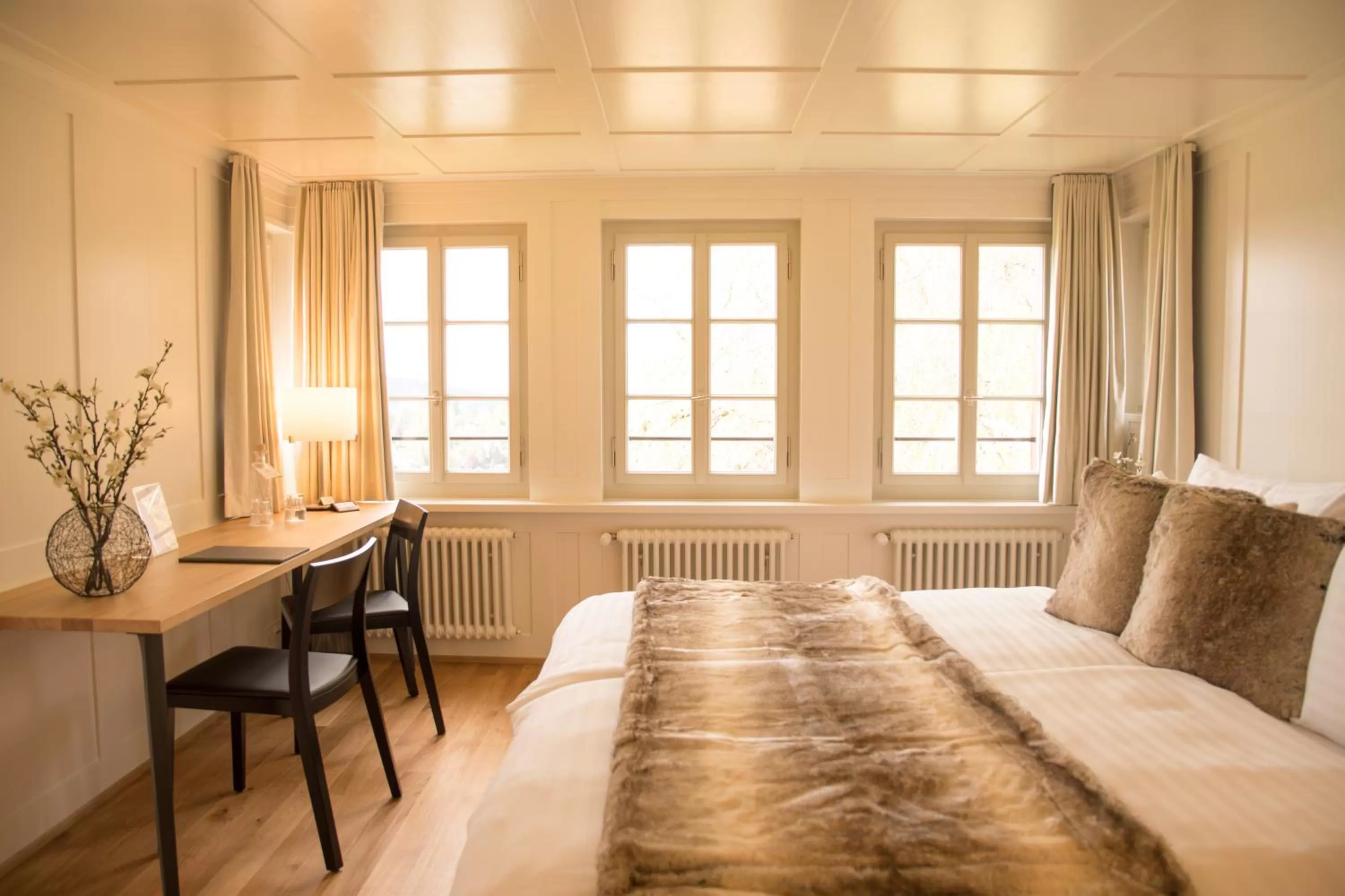 Photo of the whole room, Bed in Hotel Restaurant Falkenburg