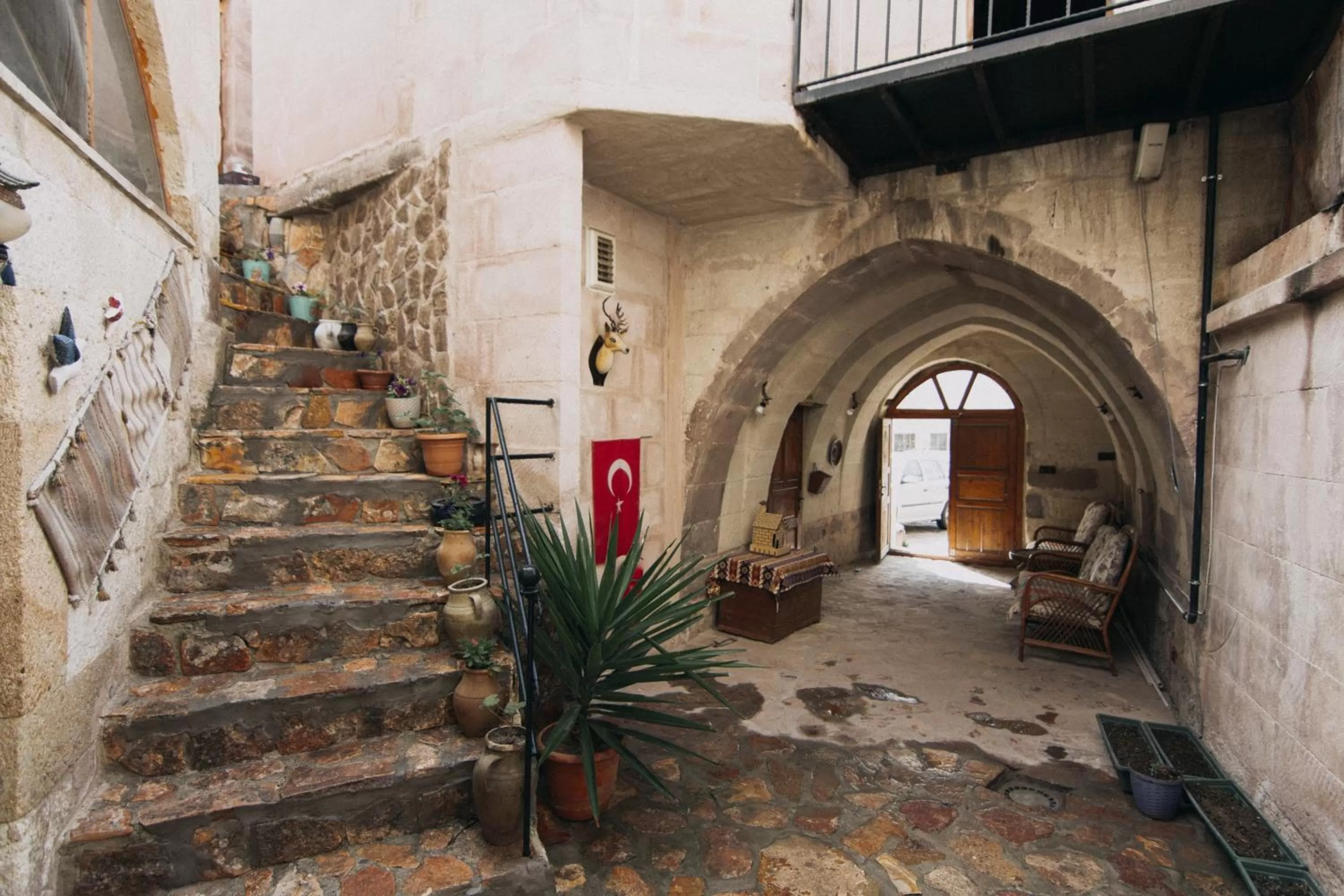 Patio in 7 Oda Kapadokya Cave Hotel