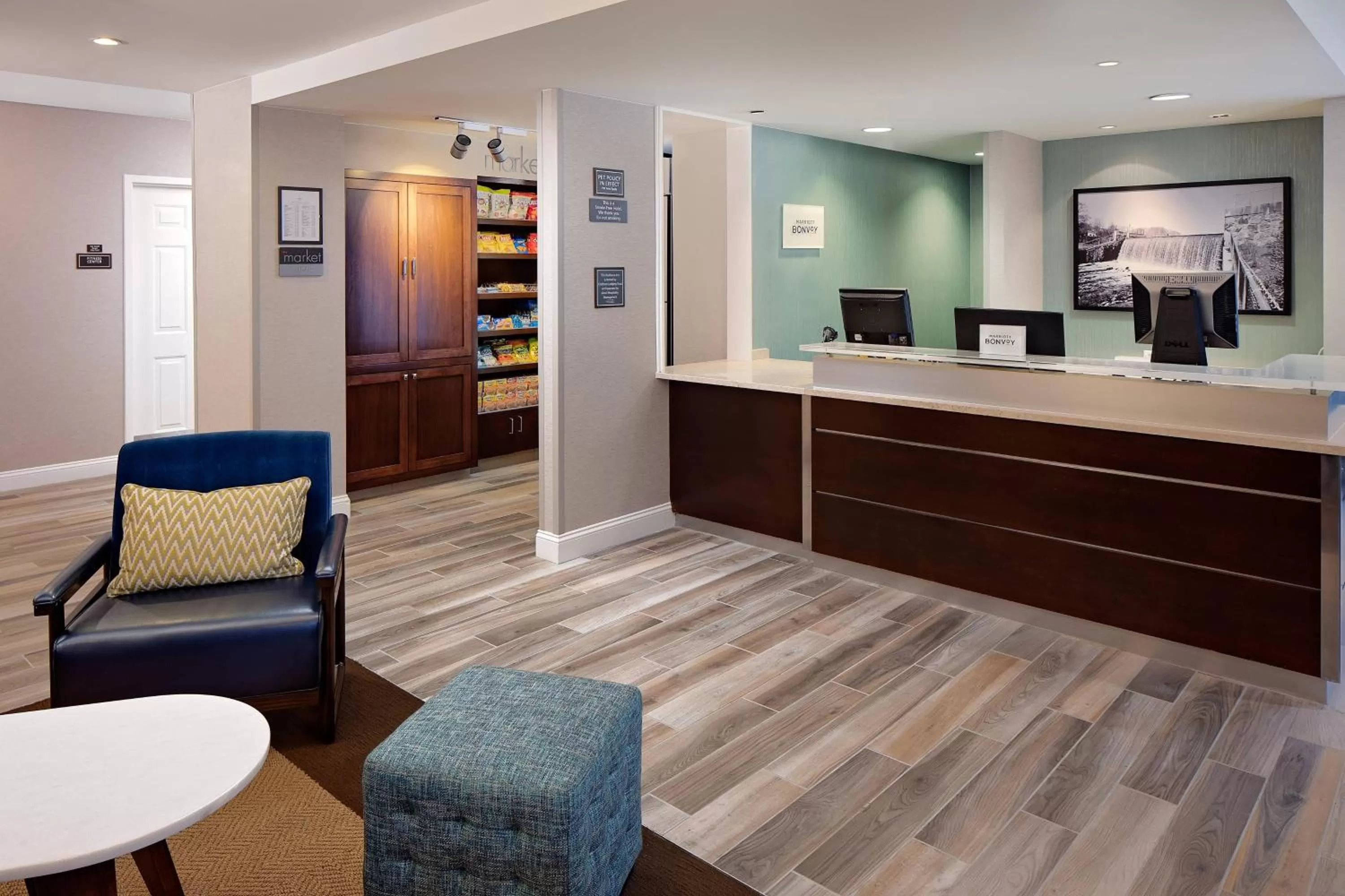 Lobby or reception in Residence Inn Boston Dedham