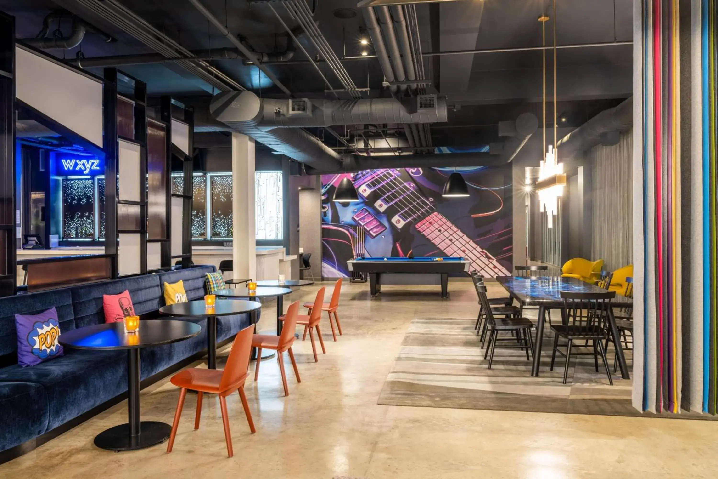 Lobby or reception, Restaurant/Places to Eat in Aloft Austin South