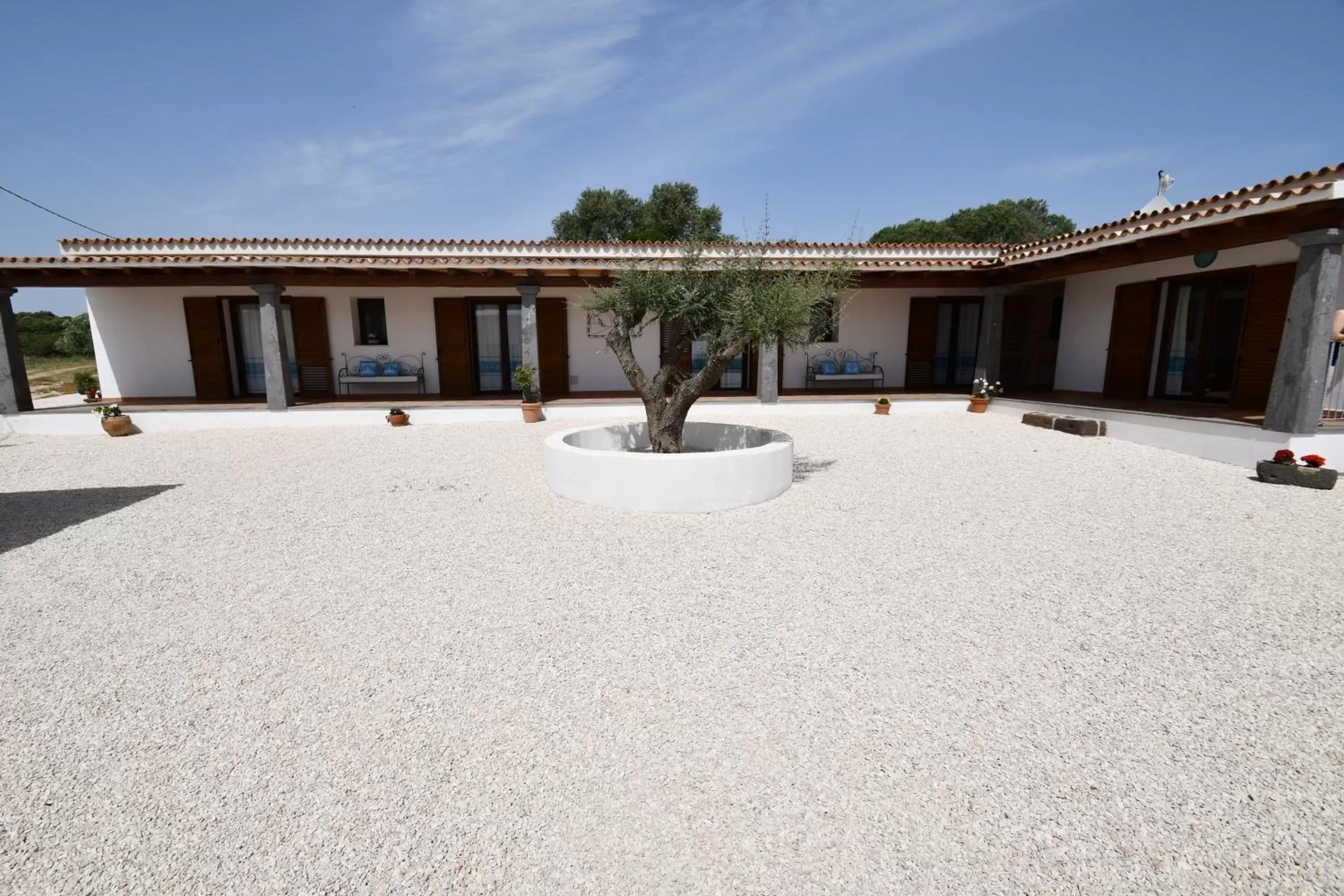 Patio, Property Building in Tenute Efis