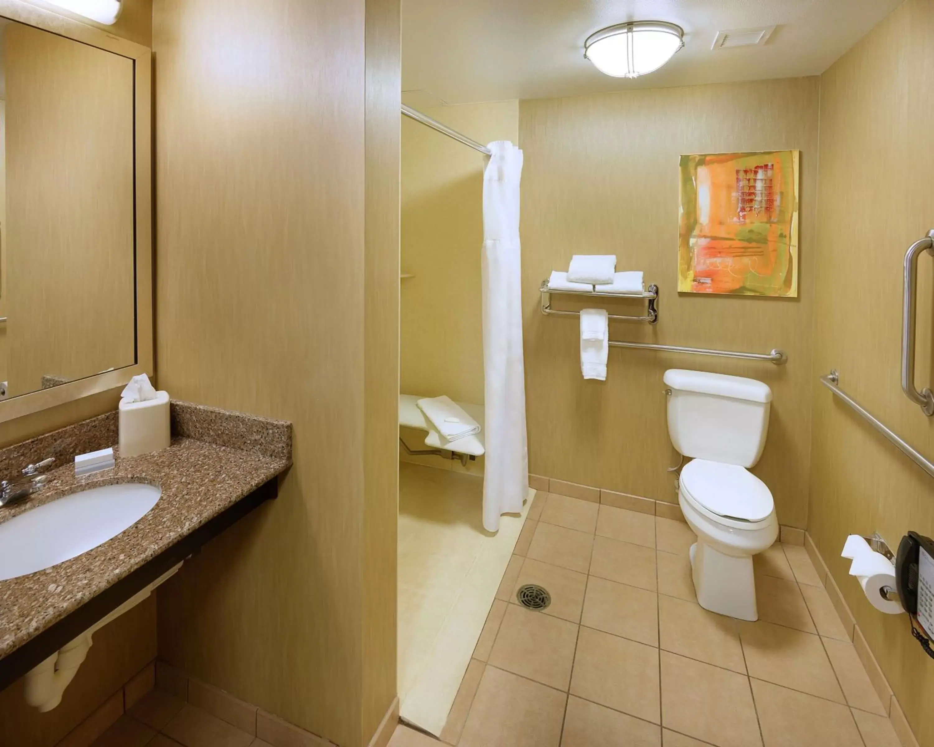Queen Room with Two Queen Beds - Disability Access with Roll In Shower in Hilton Garden Inn Springfield, MO Queen Room with Two Queen Beds - Disability Access with Roll In Shower in Hilton Garden Inn Springfield, MO