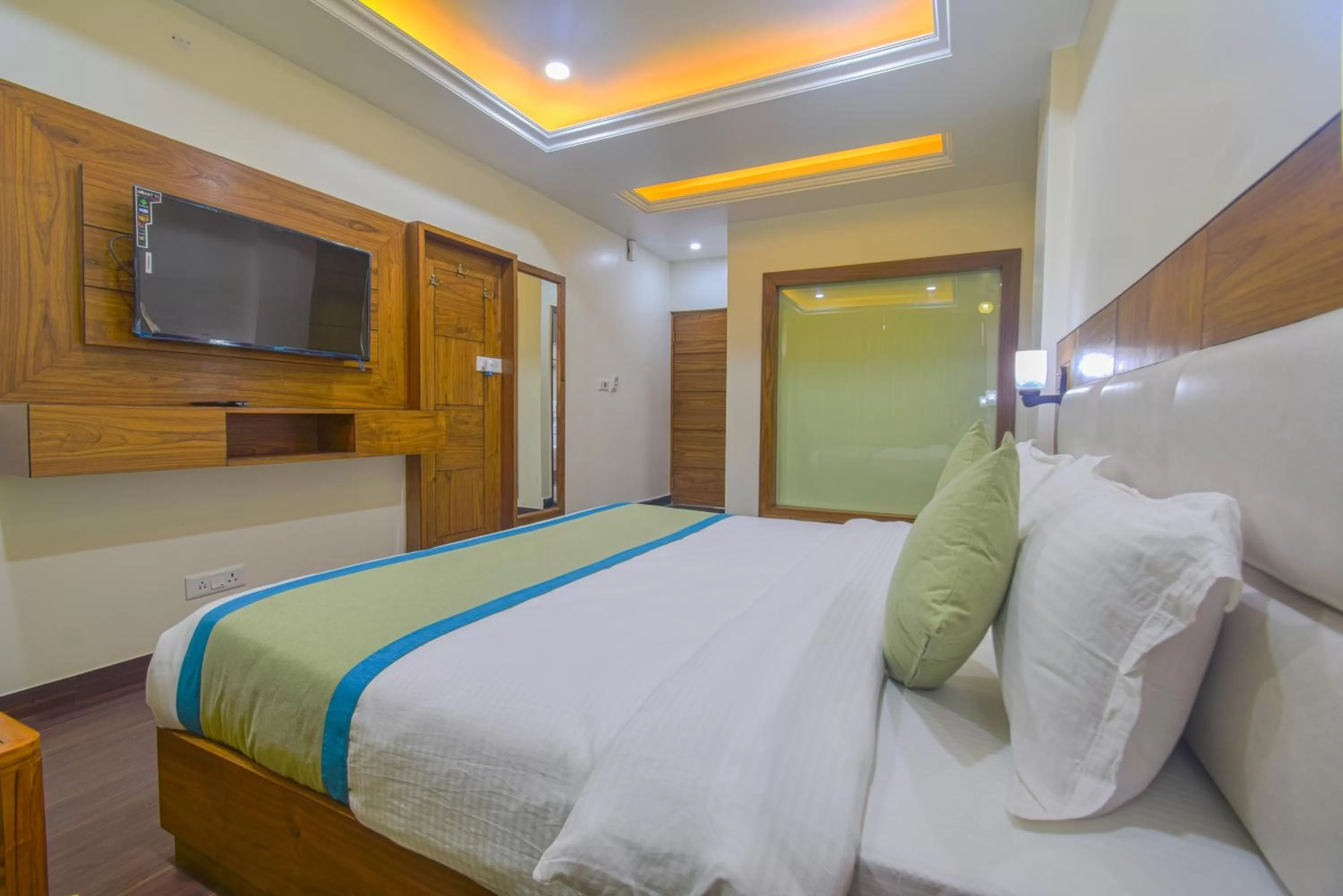 Bedroom, Bed in Hotel The Paal