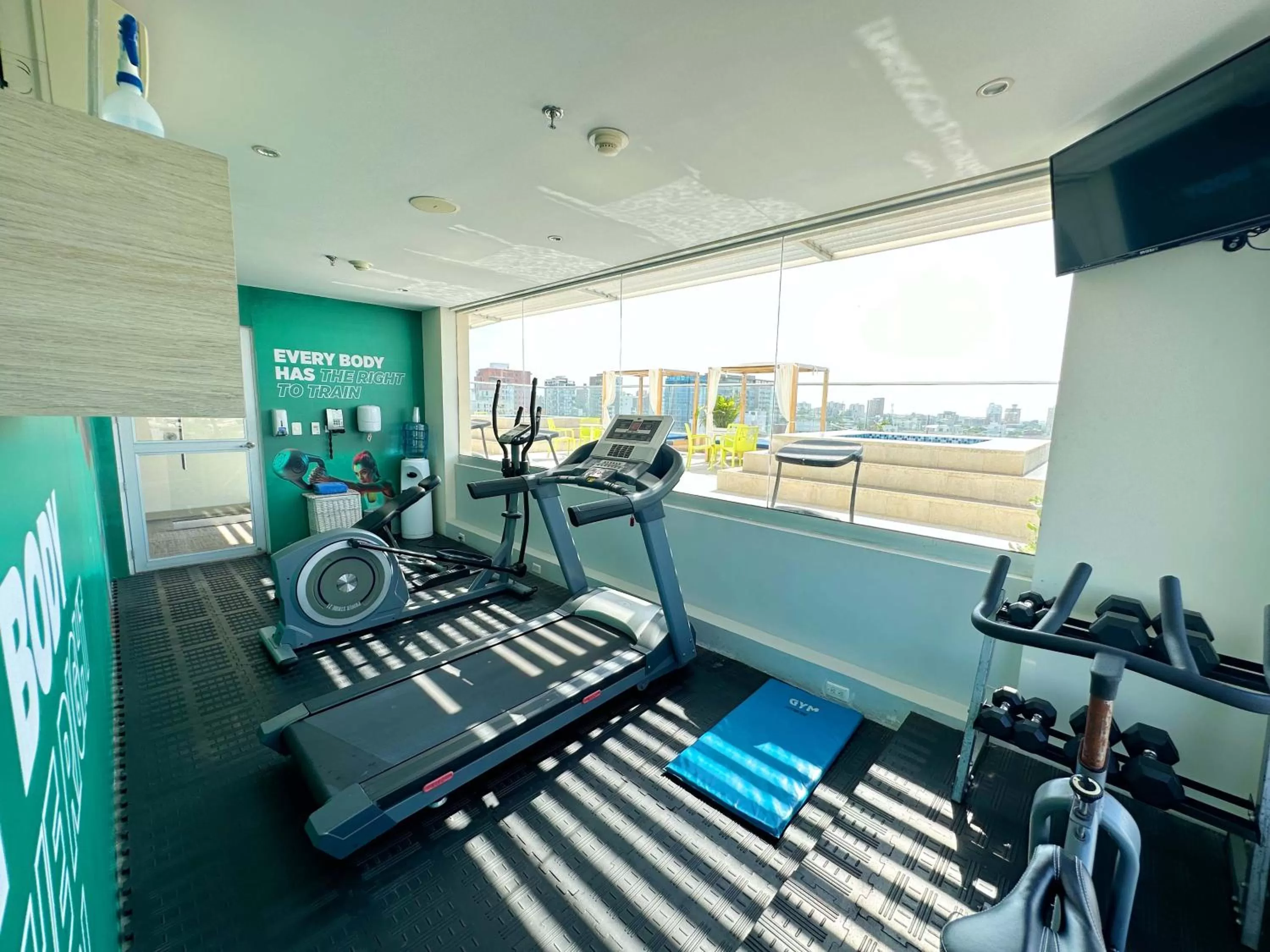 Fitness centre/facilities in Wyndham Garden Barranquilla