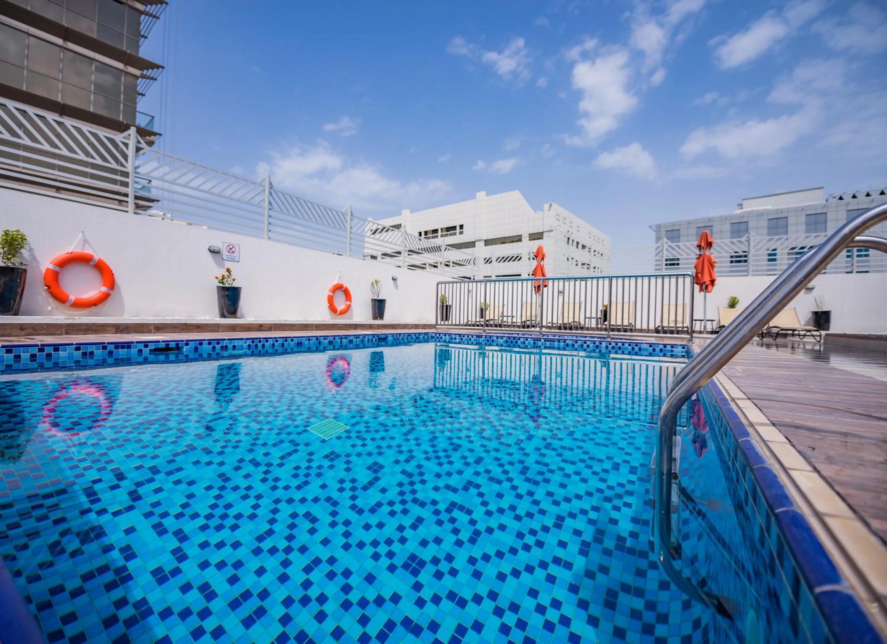 Swimming pool in MENA Plaza Hotel Albarsha At The Mall
