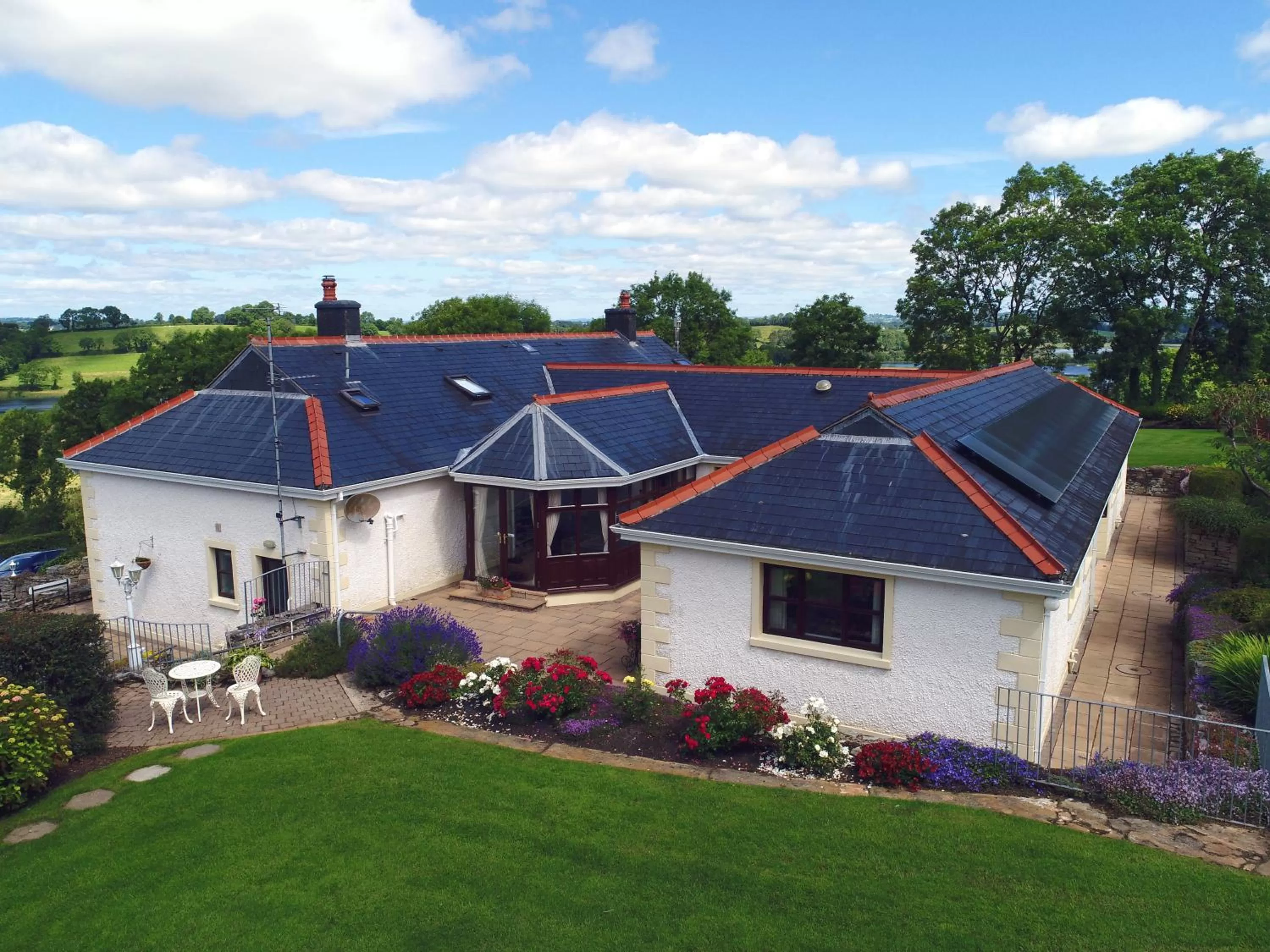 Garden view in Willowbank House