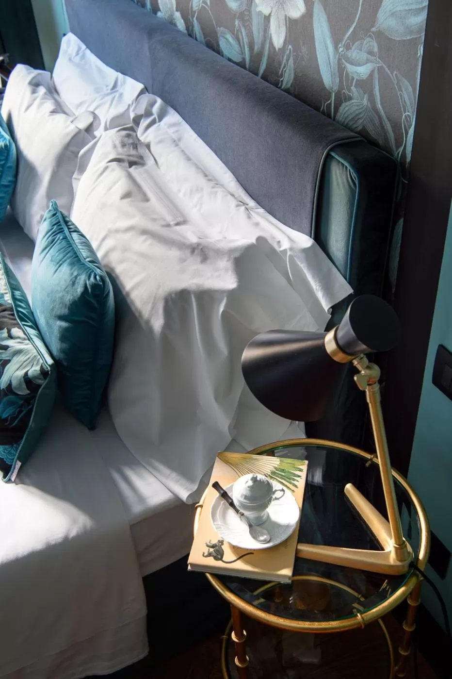 Bed in Velona's Jungle Luxury Suites