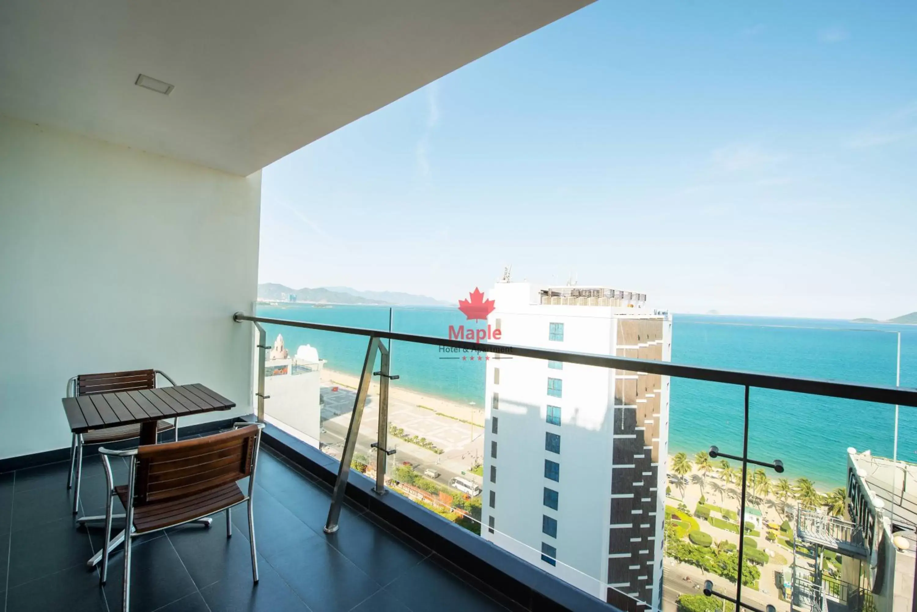 Balcony/Terrace, Sea View in Maple Hotel & Apartment