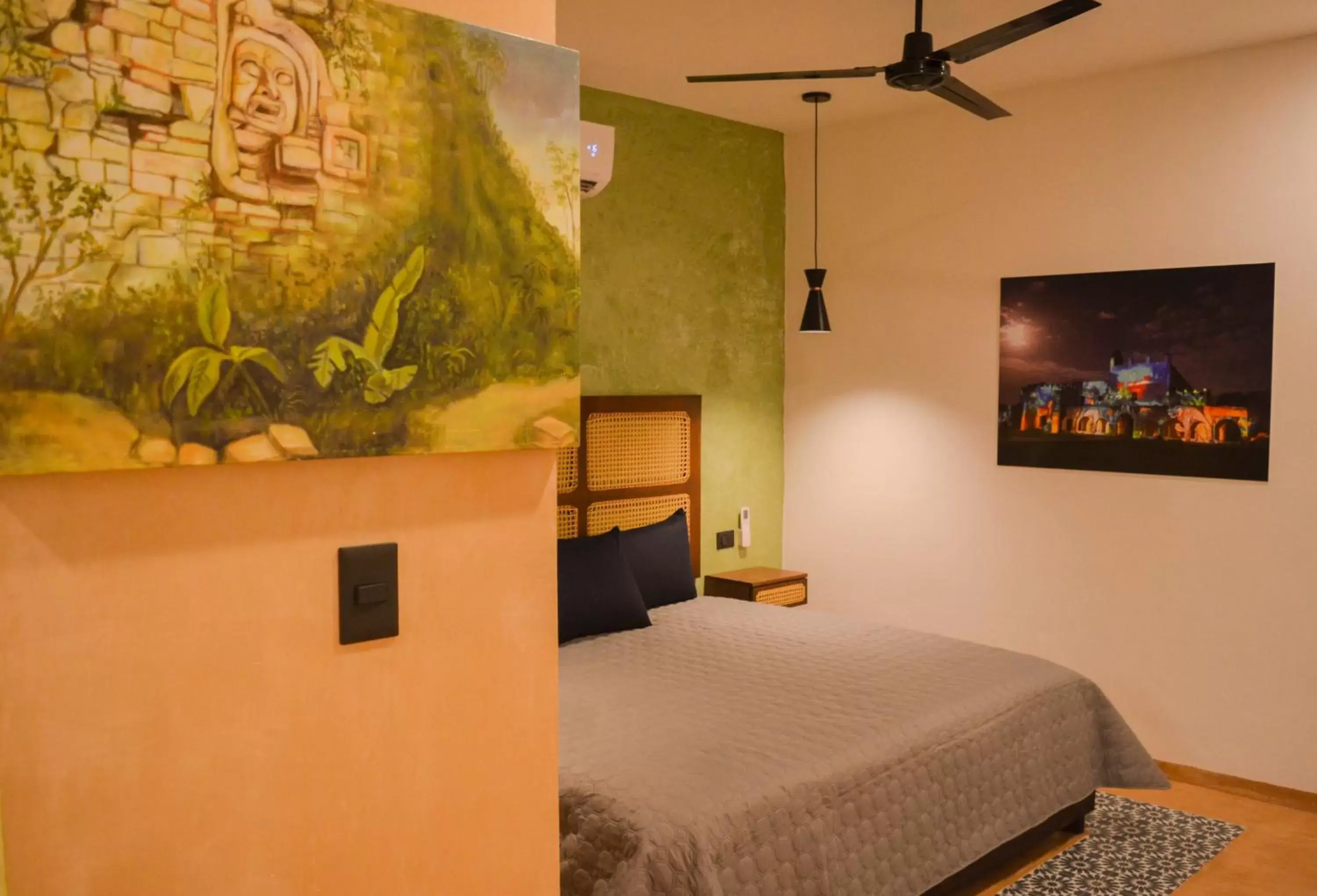 Bed in Apartamentos Dsiena Valladolid