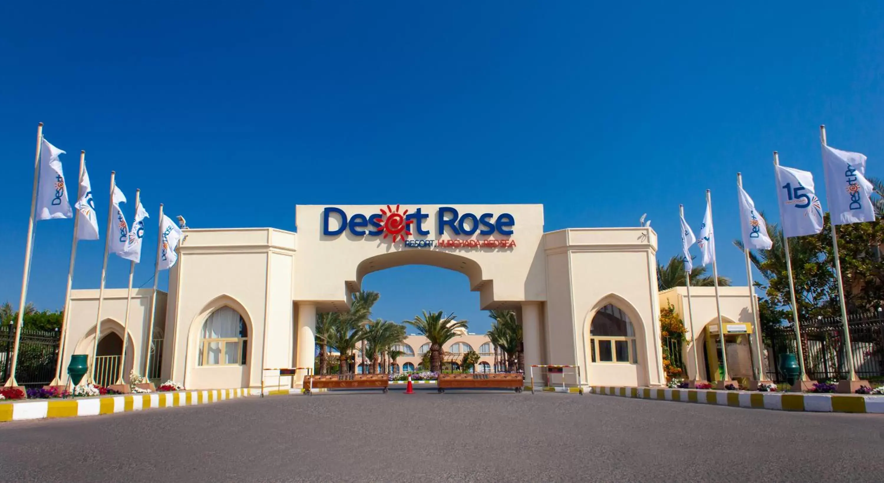 Facade/entrance, Property Building in Desert Rose Resort