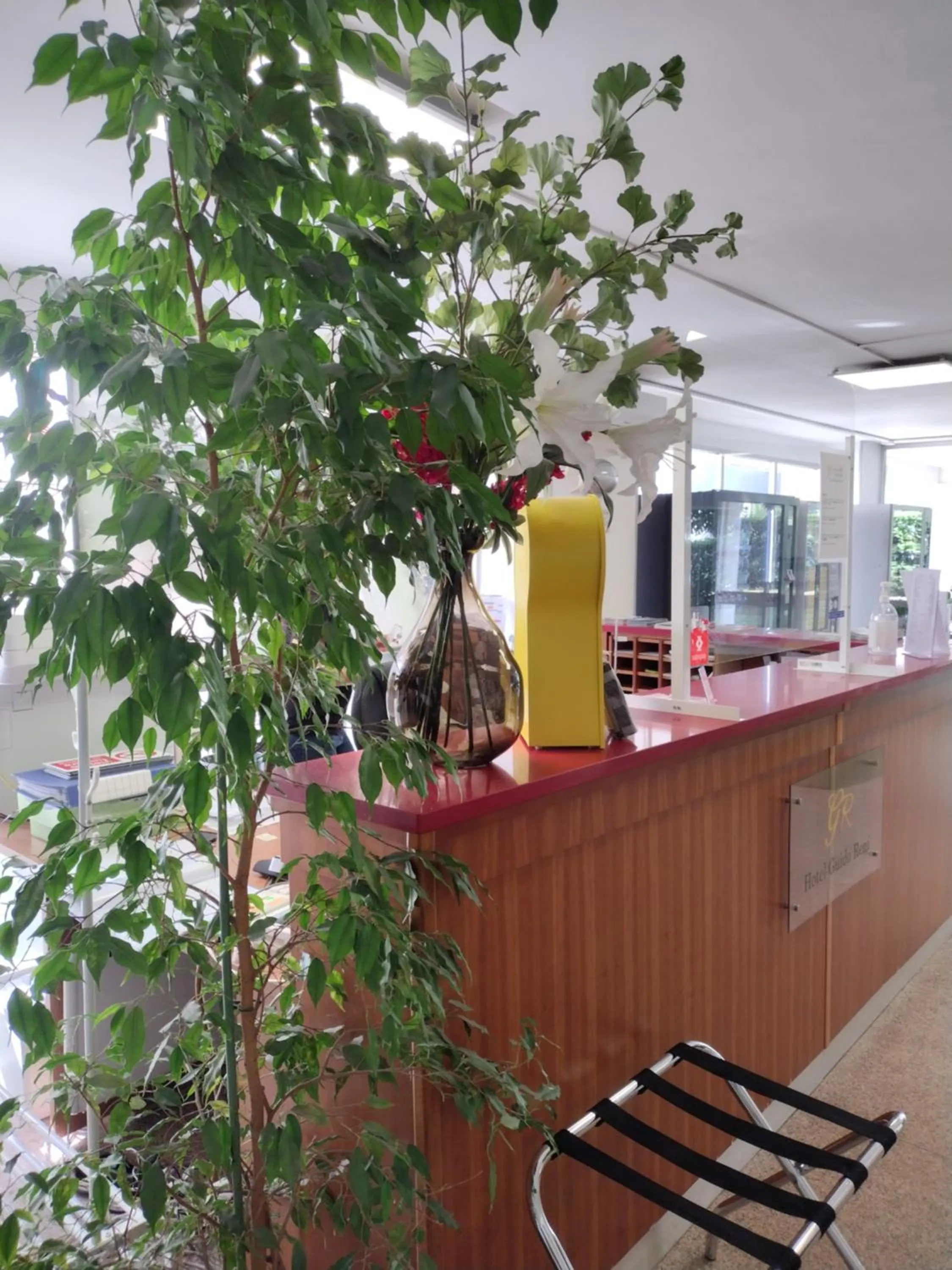 Lobby or reception in Albergo Guido Reni