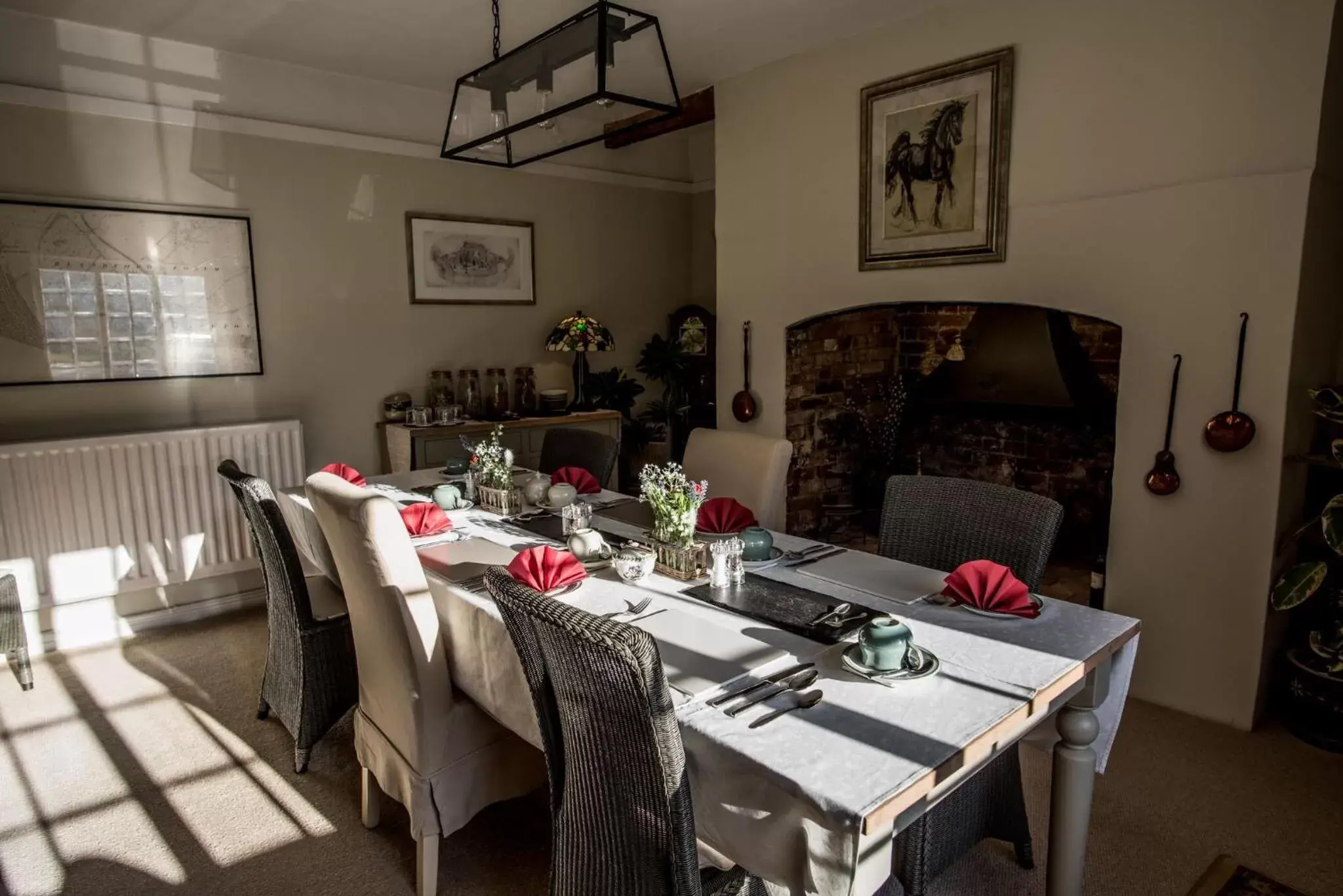 Dining area, Restaurant/Places to Eat in St Leonards Farmhouse