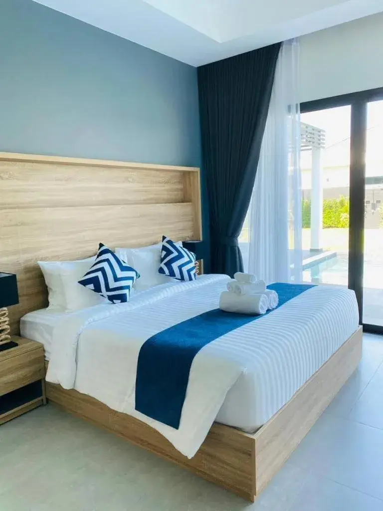 Bed in Sivana Villas Hua Hin