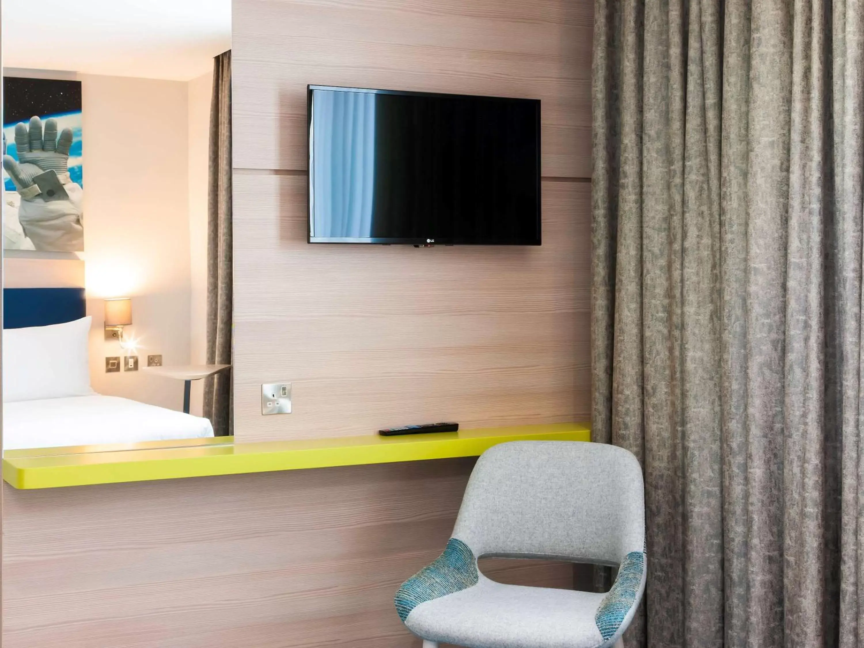 On site, TV/Entertainment Center in ibis Styles London Heathrow Airport