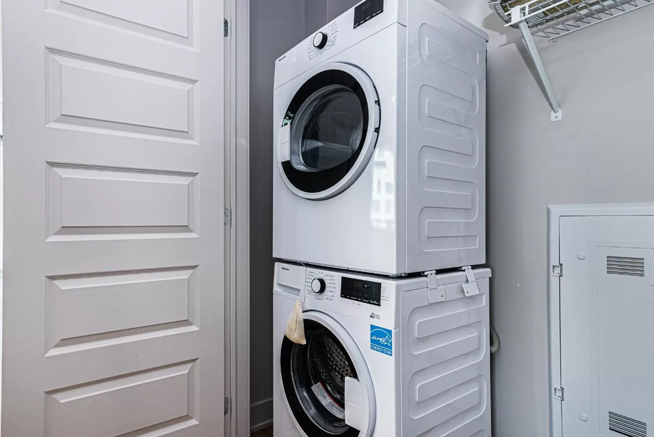 washing machine, Bathroom in WRFY Griffintown Apartment