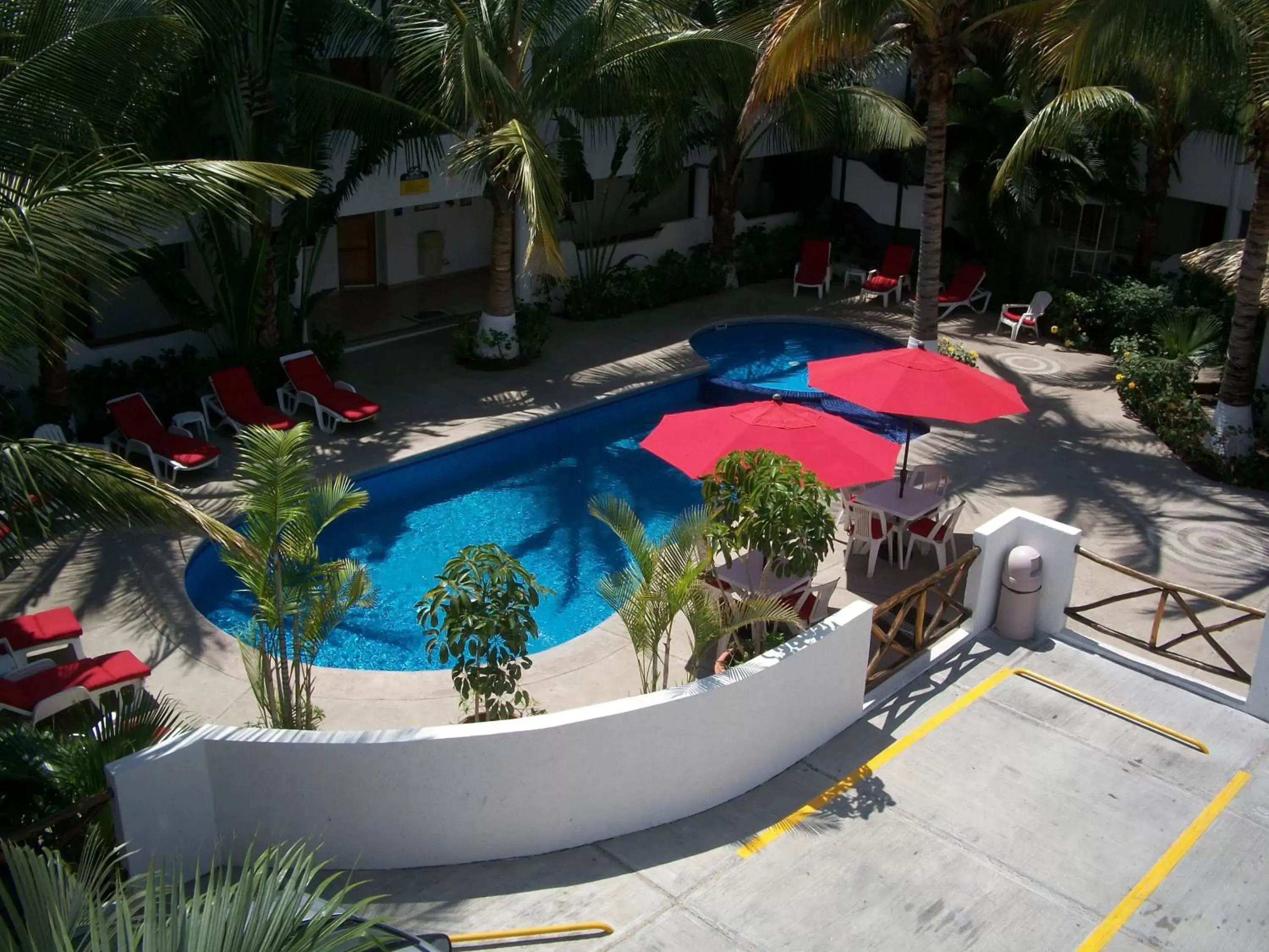 Day, Pool View in Hotel Palapa Palace Inn