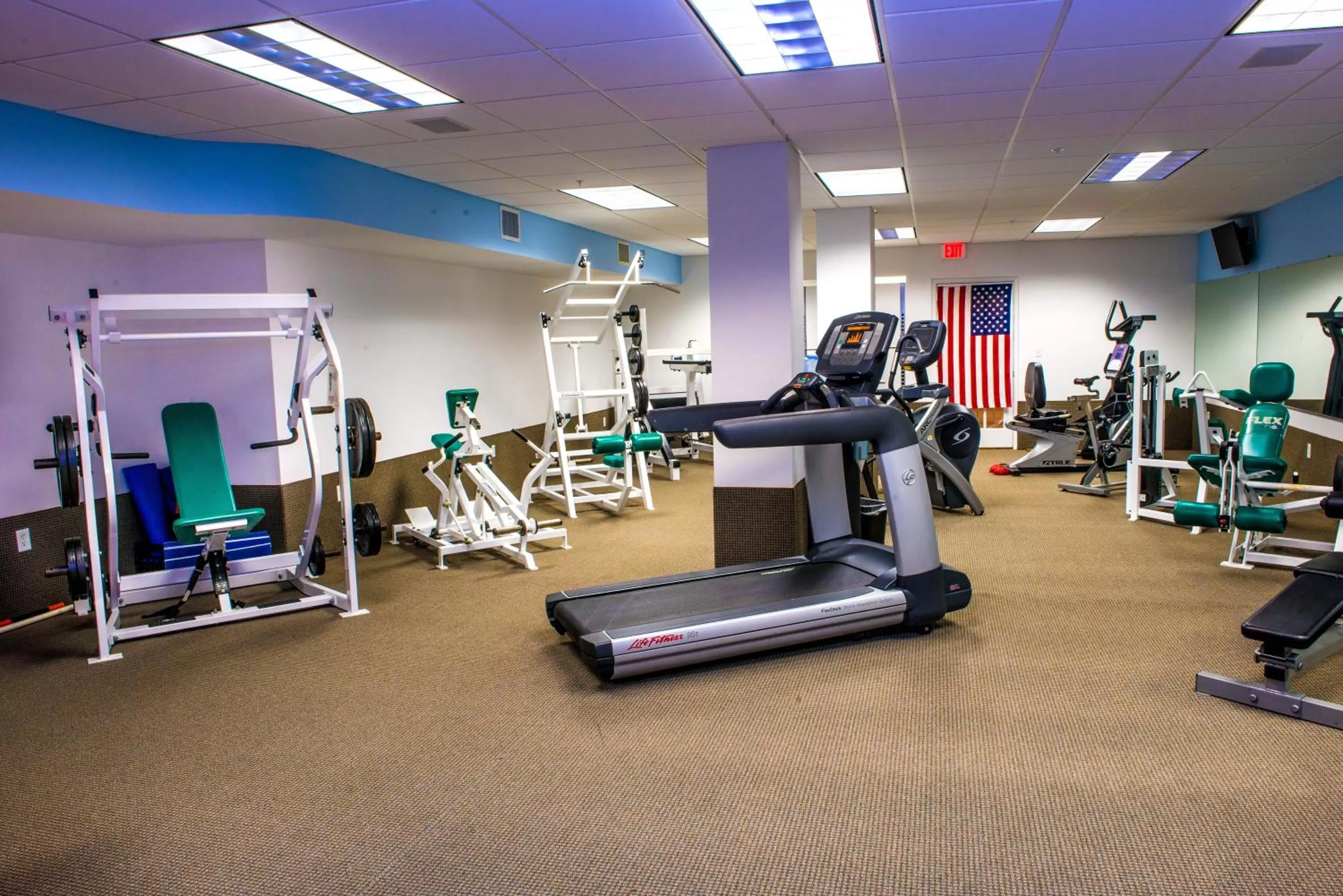 Fitness centre/facilities in Sea View Hotel