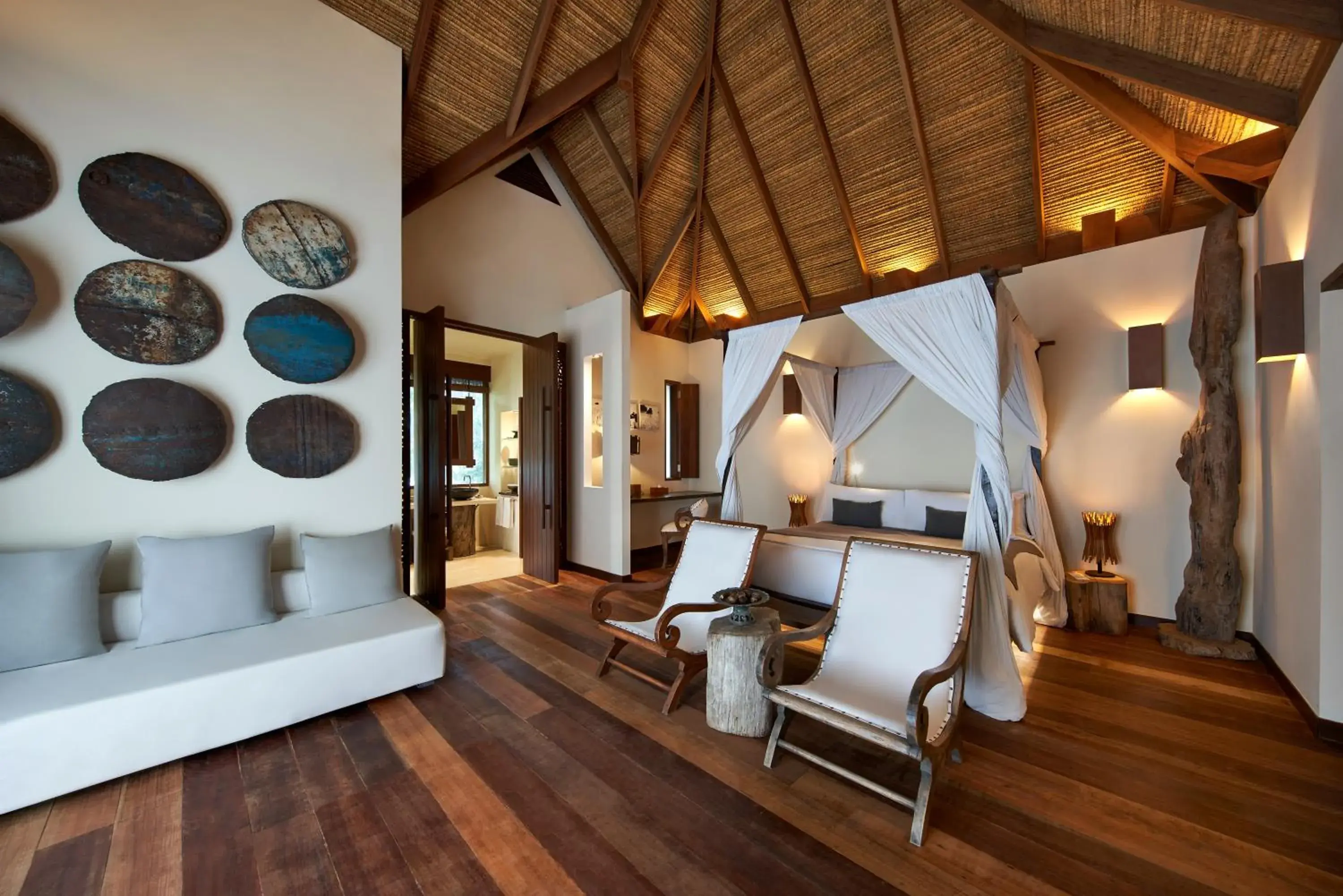 Bedroom, Seating Area in Song Saa Private Island