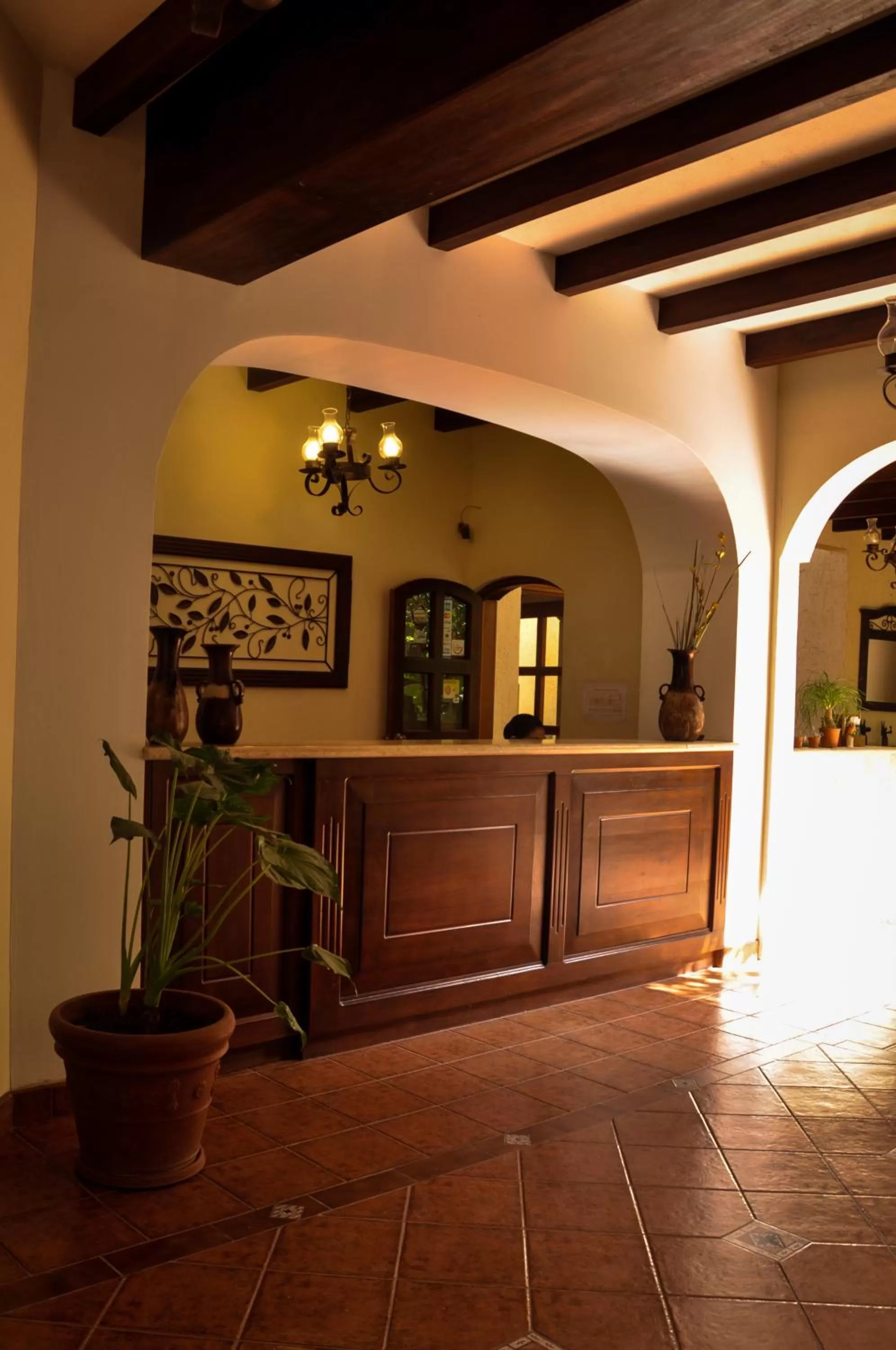 Lobby or reception in Hotel Quinta Maya