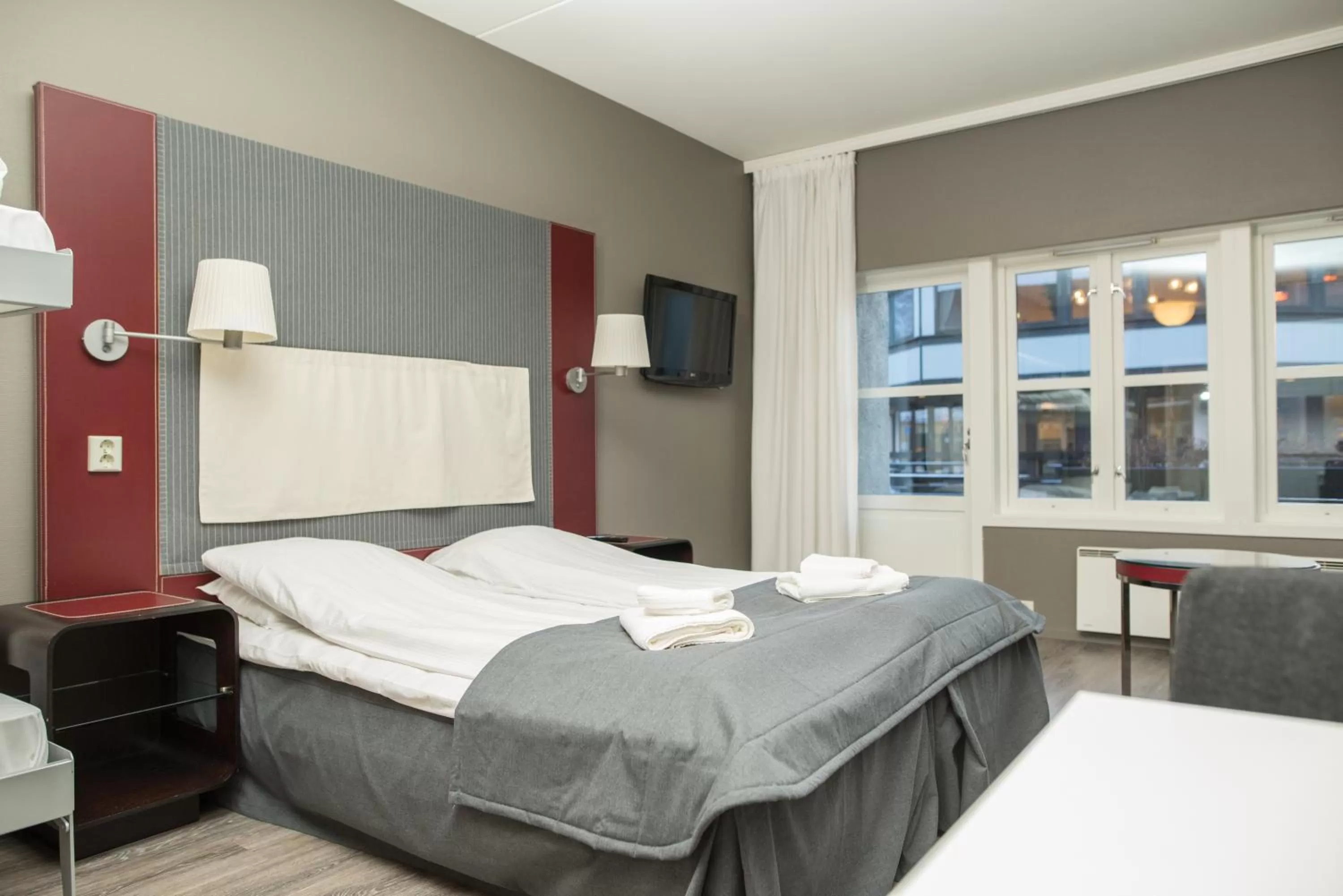 Bed in Oppdal Gjestetun Hotell