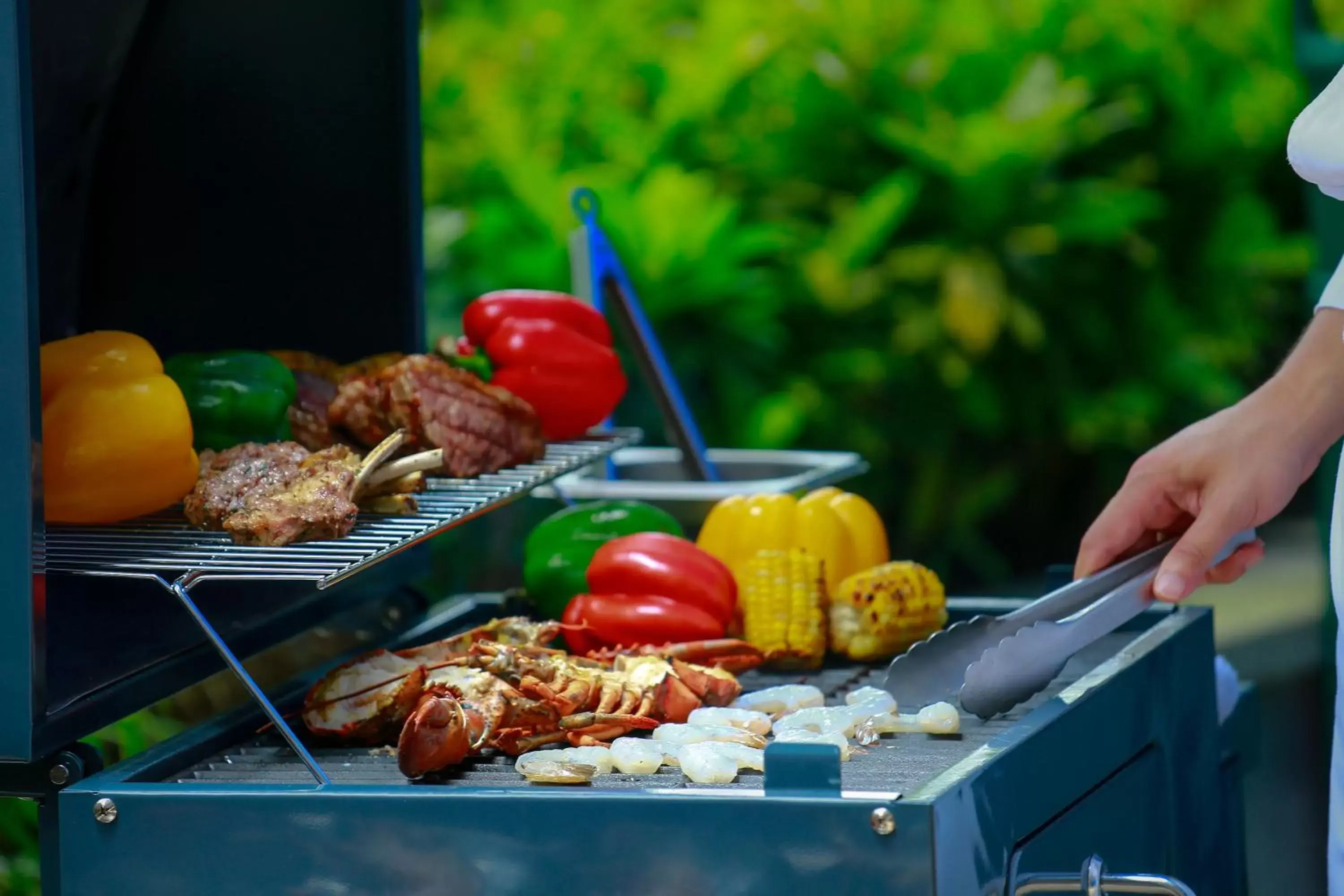 BBQ facilities in Hong Kong Ocean Park Marriott Hotel