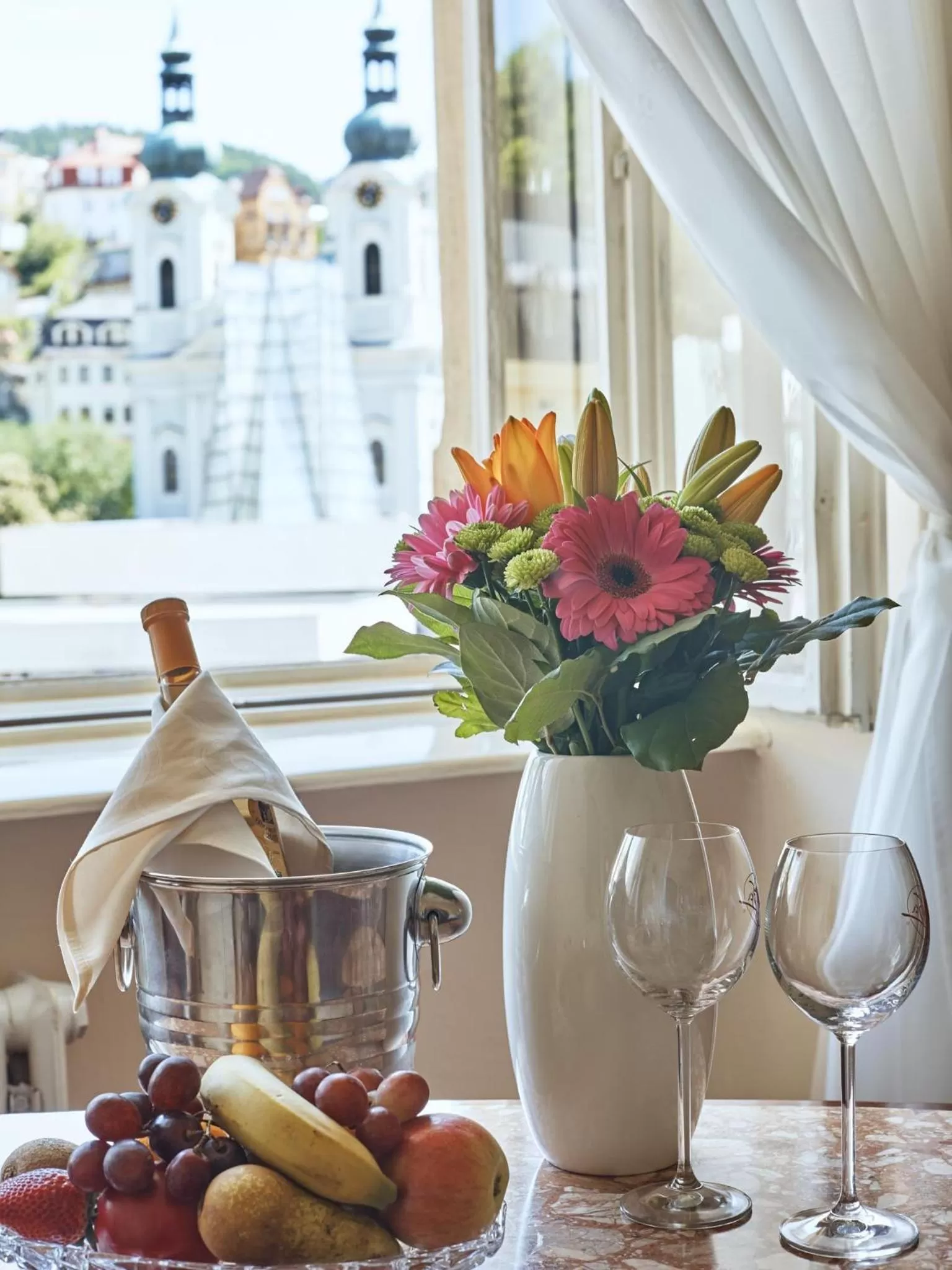 City view in Hotel Romance