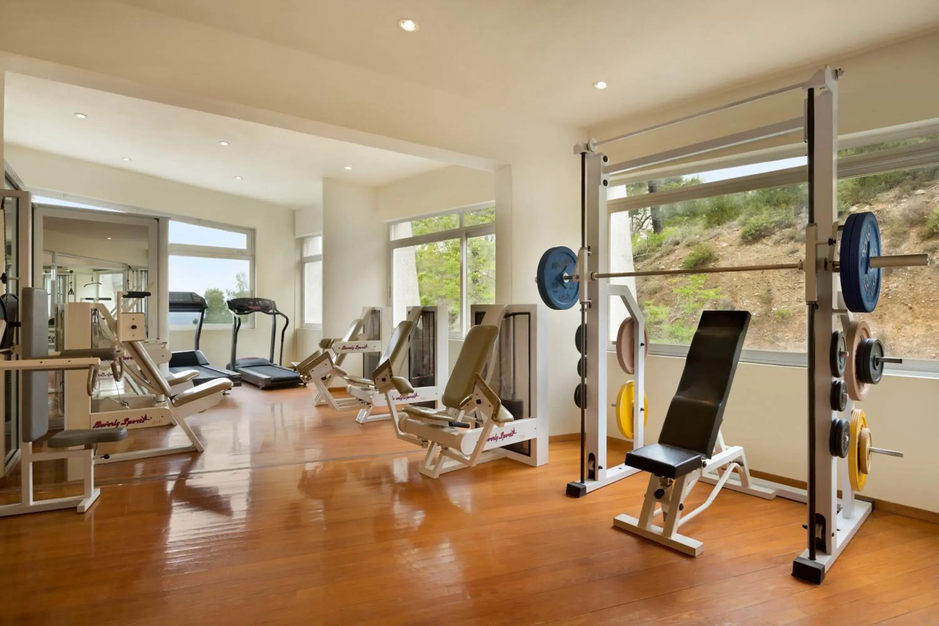 Fitness centre/facilities in Wyndham Loutraki Poseidon Resort