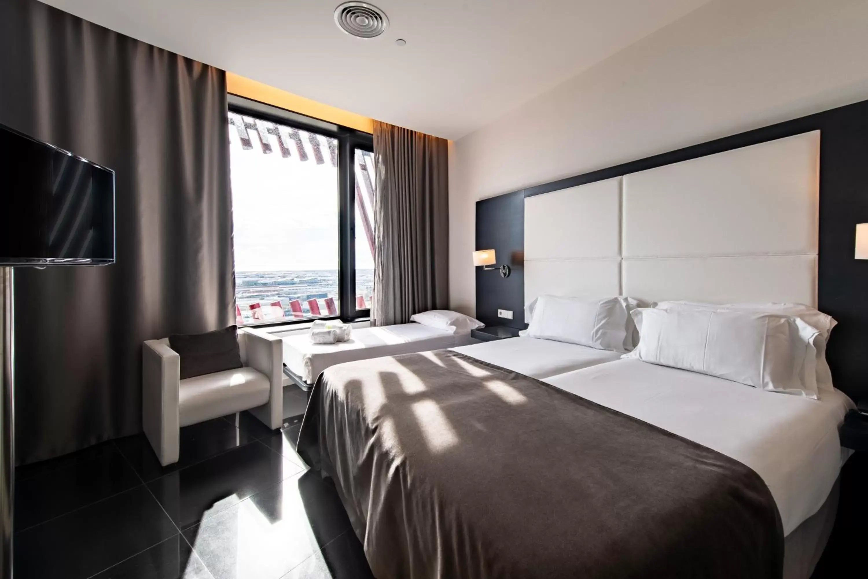 Bedroom, Bed in Hotel Porta Fira 4* Sup