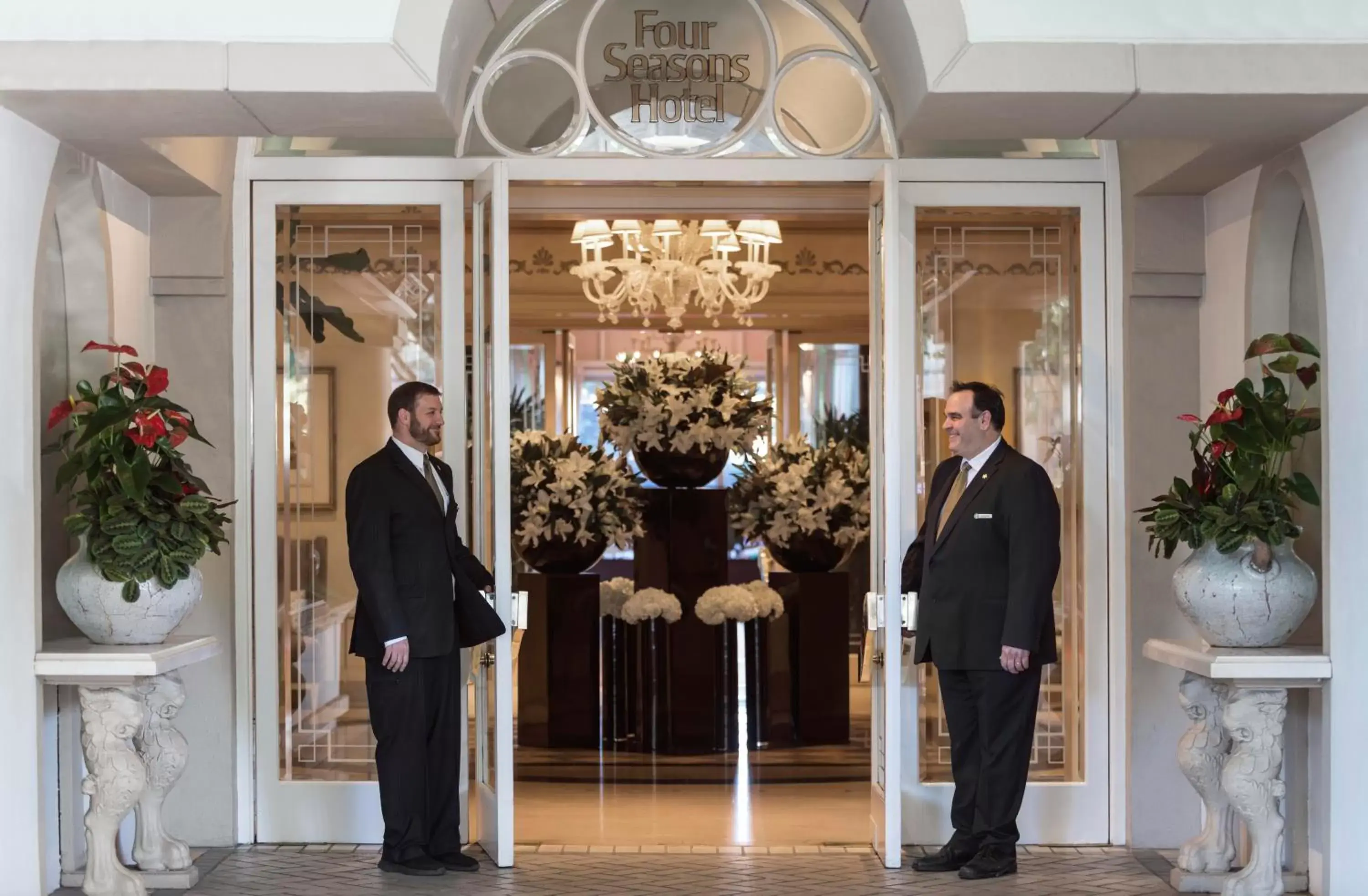 Facade/entrance in Four Seasons Hotel Los Angeles at Beverly Hills