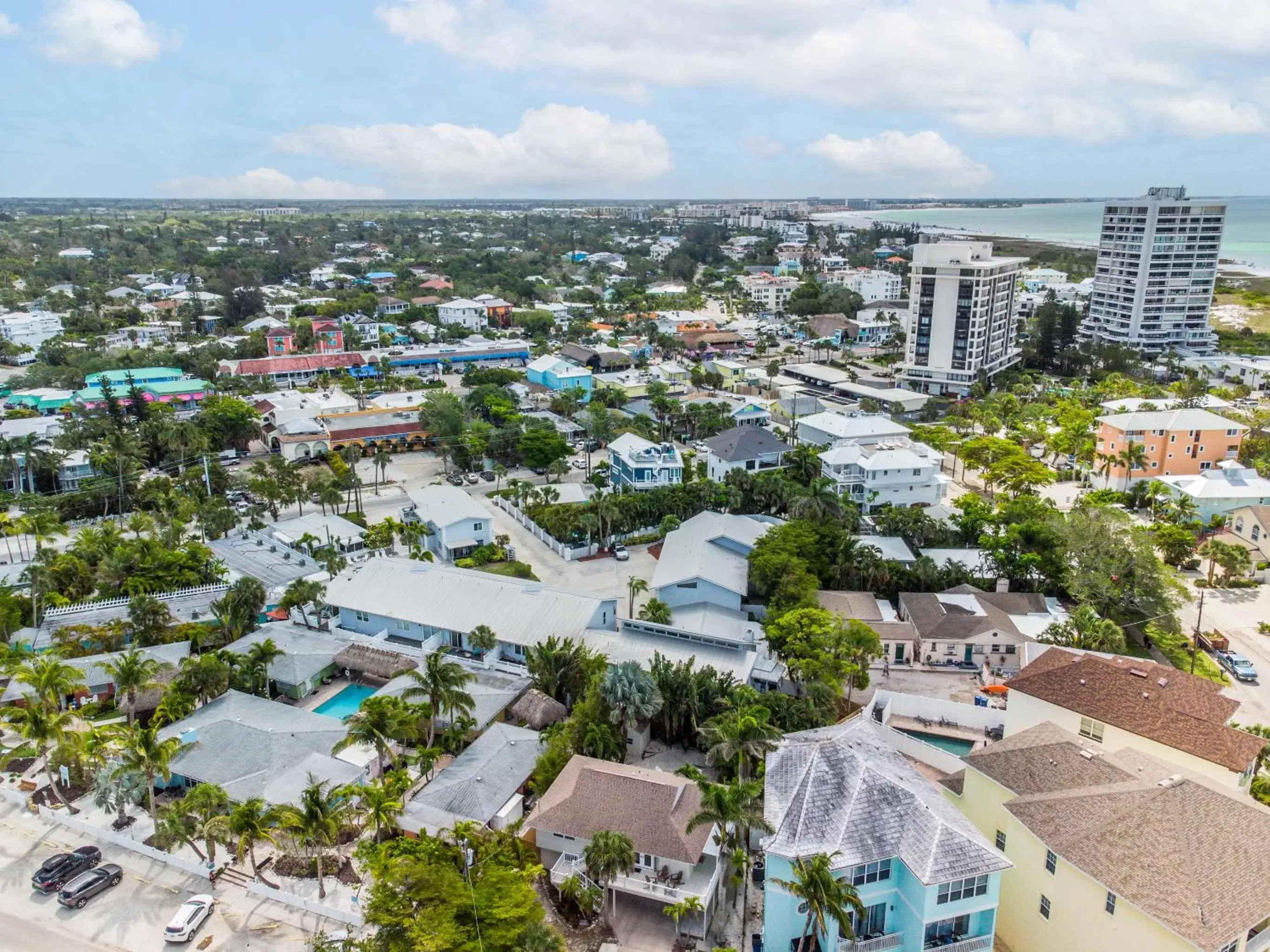 Bird's-eye View in The Ringling Beach House