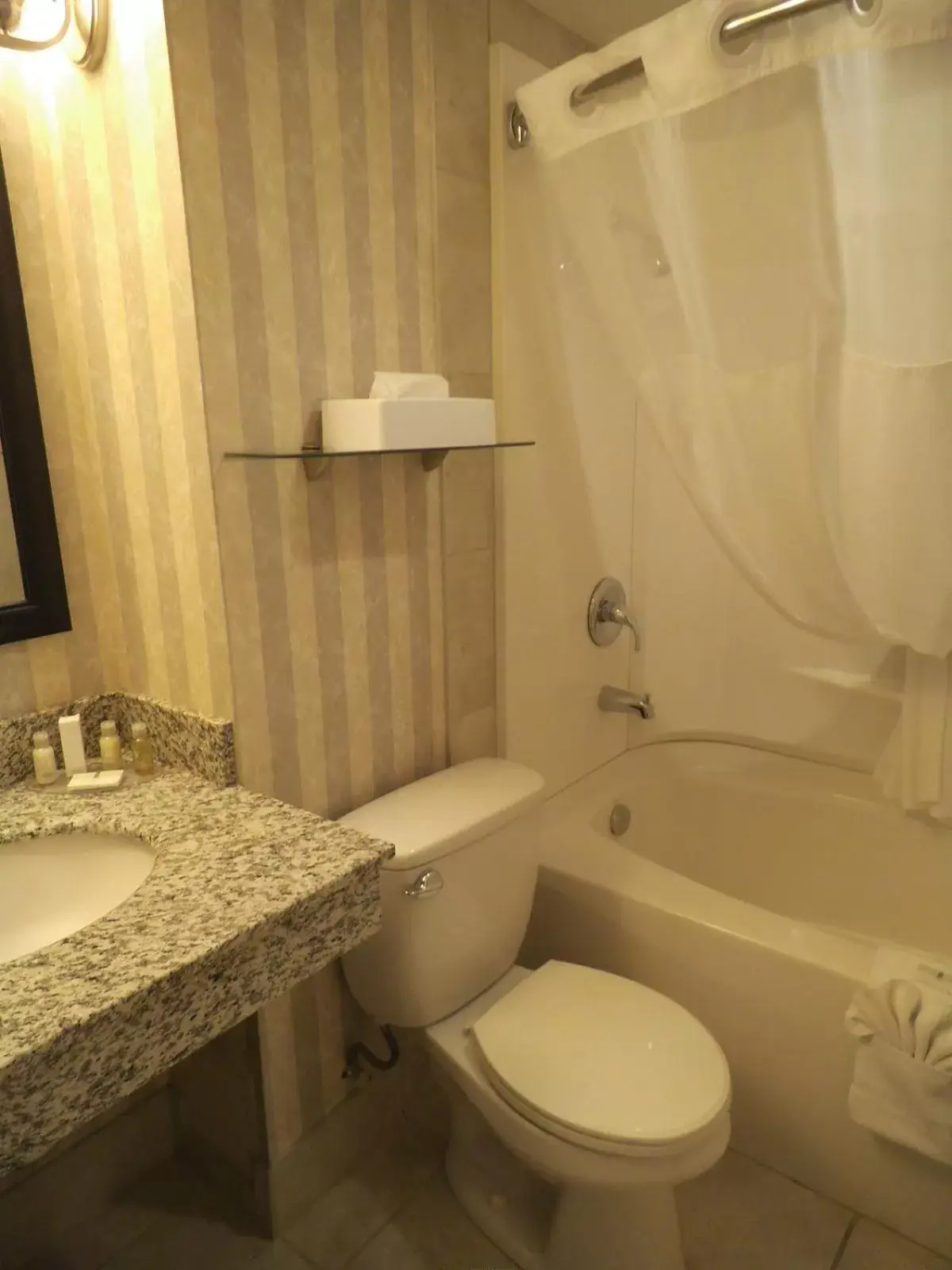 Bathroom in Wyndham Garden Medicine Hat Conference Center Bathroom in Wyndham Garden Medicine Hat Conference Center