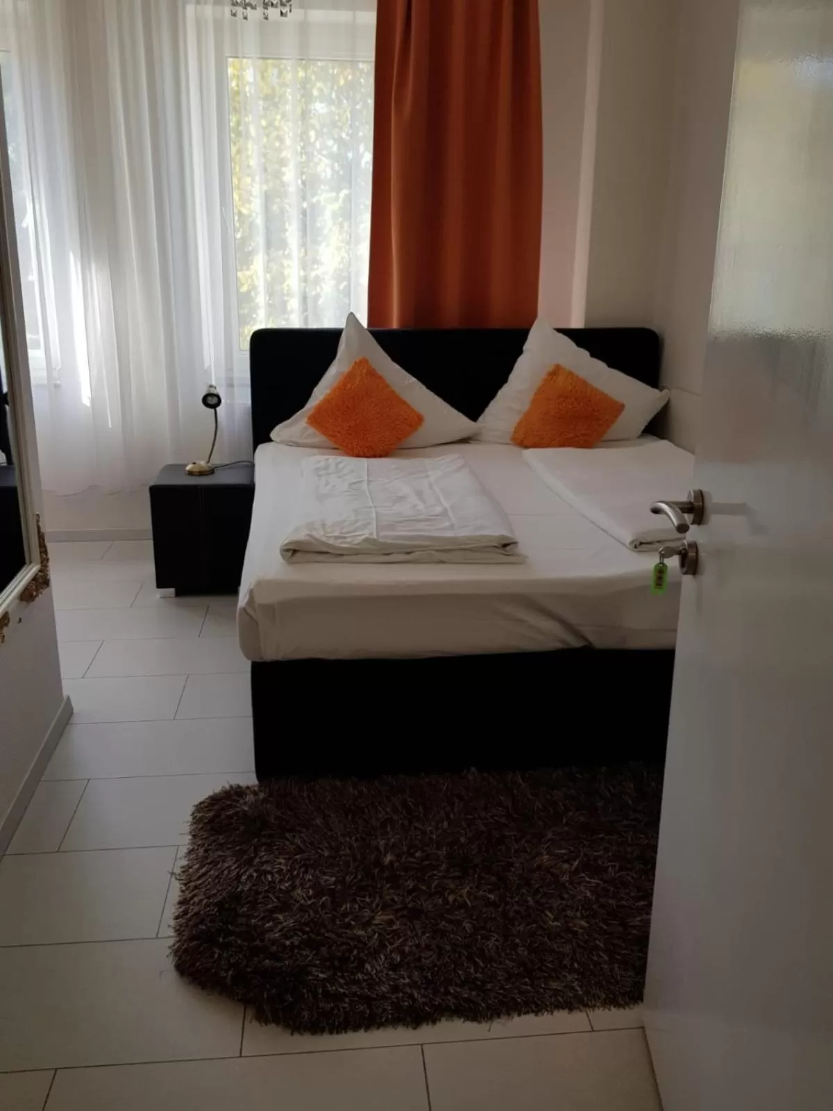 Bed in Hotel Drei Kronen