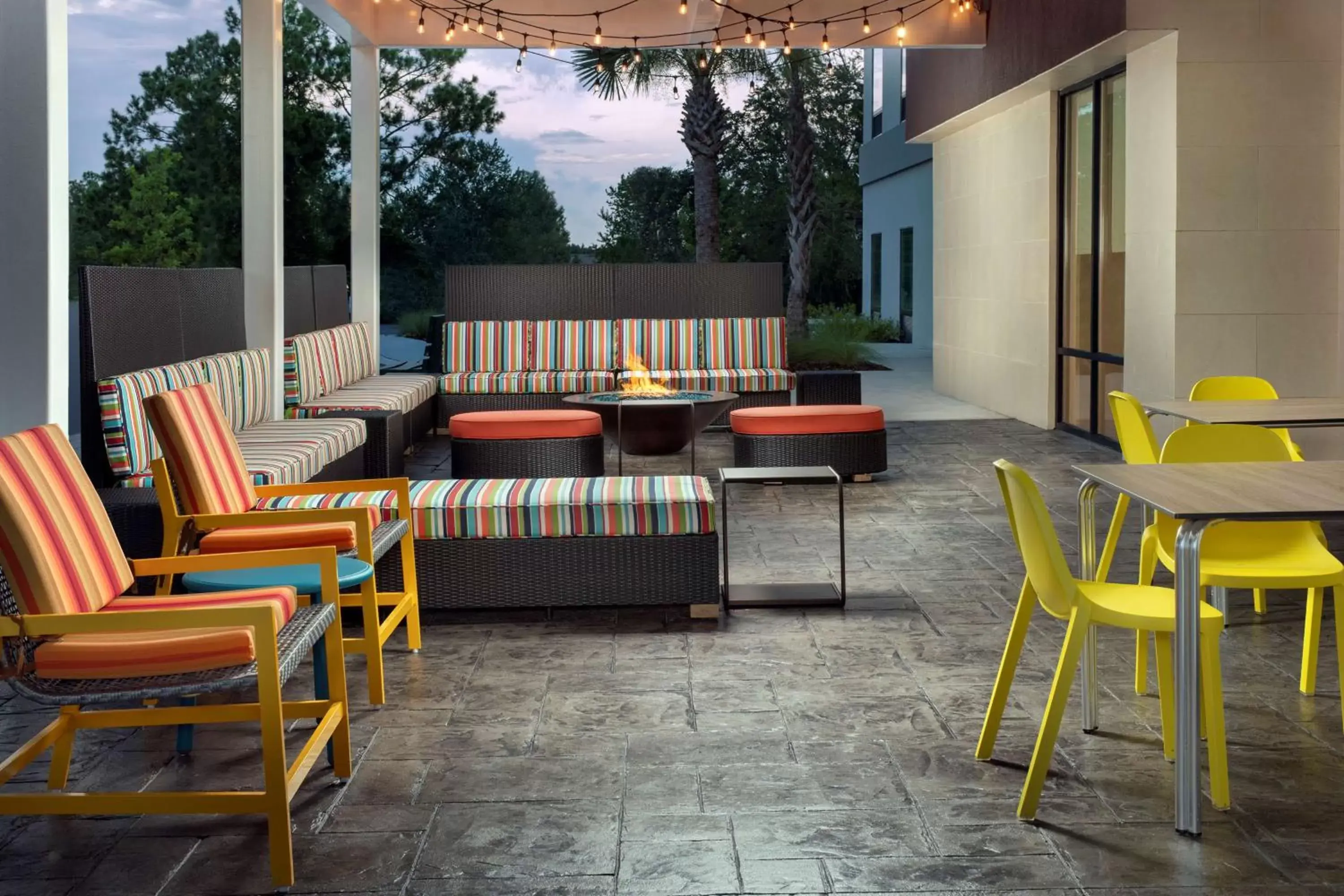 Patio in Home2 Suites By Hilton St. Augustine I-95