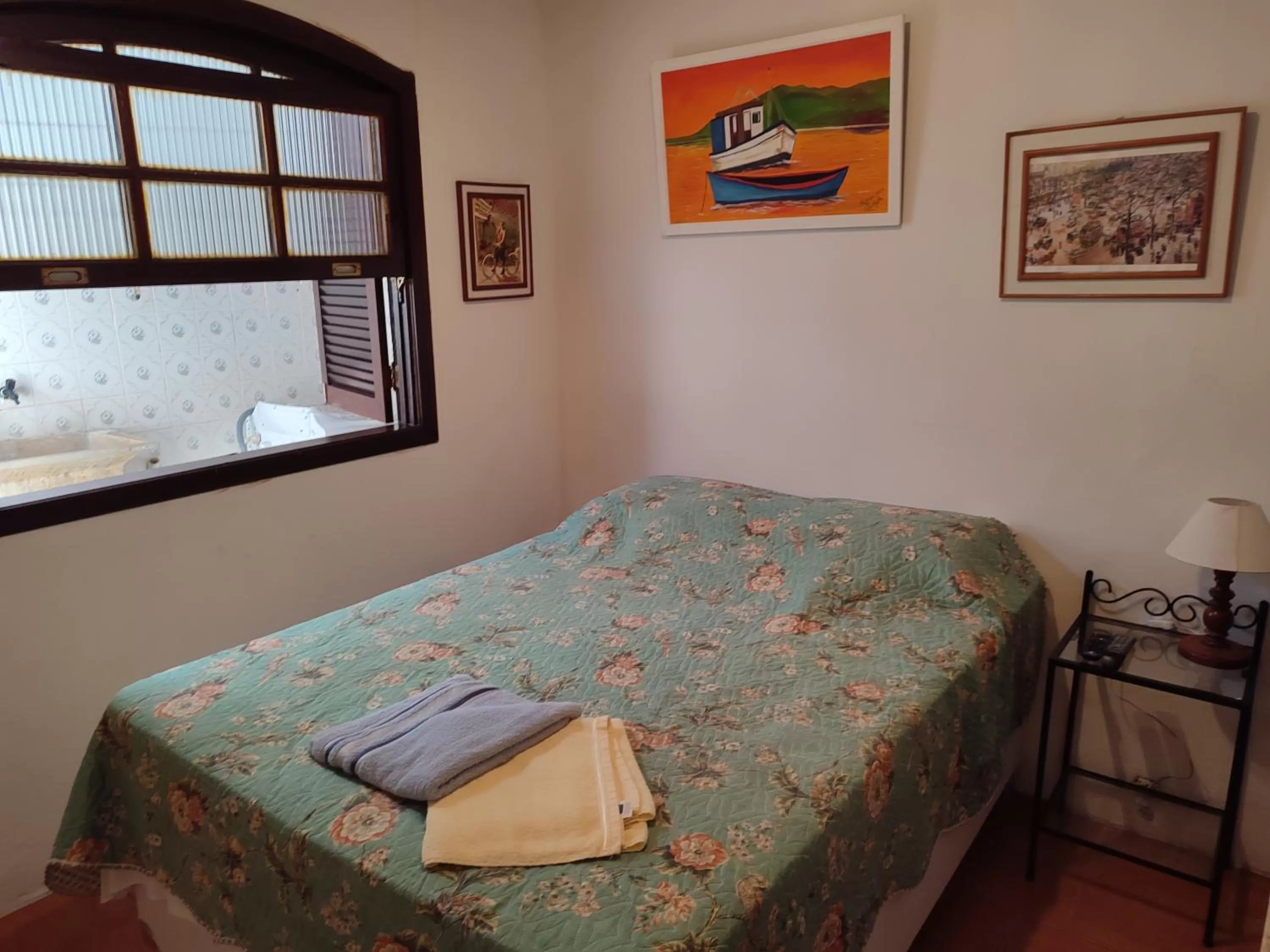 Bed in Pousada L'étage