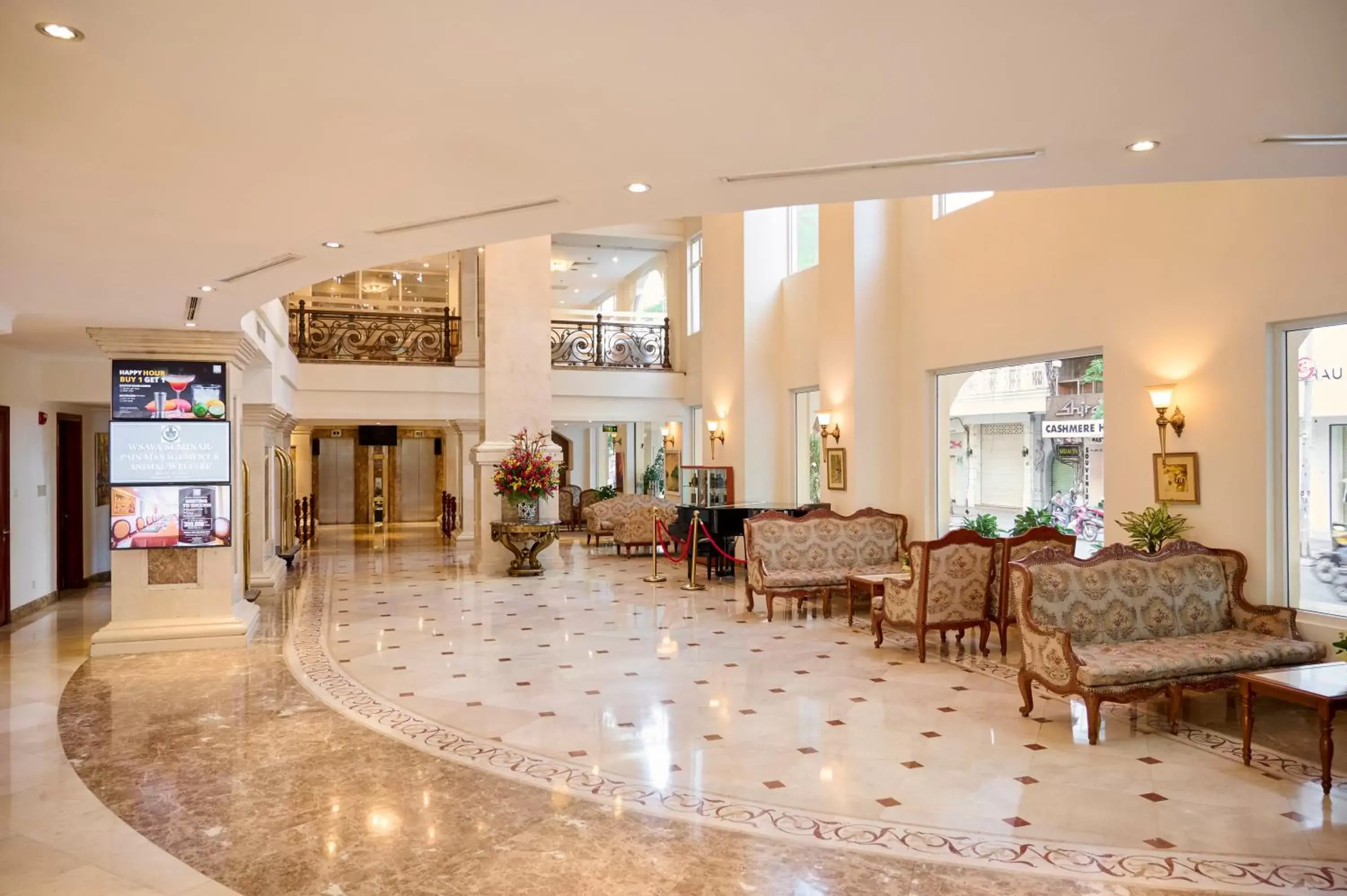 Lobby or reception in Hotel Grand Saigon