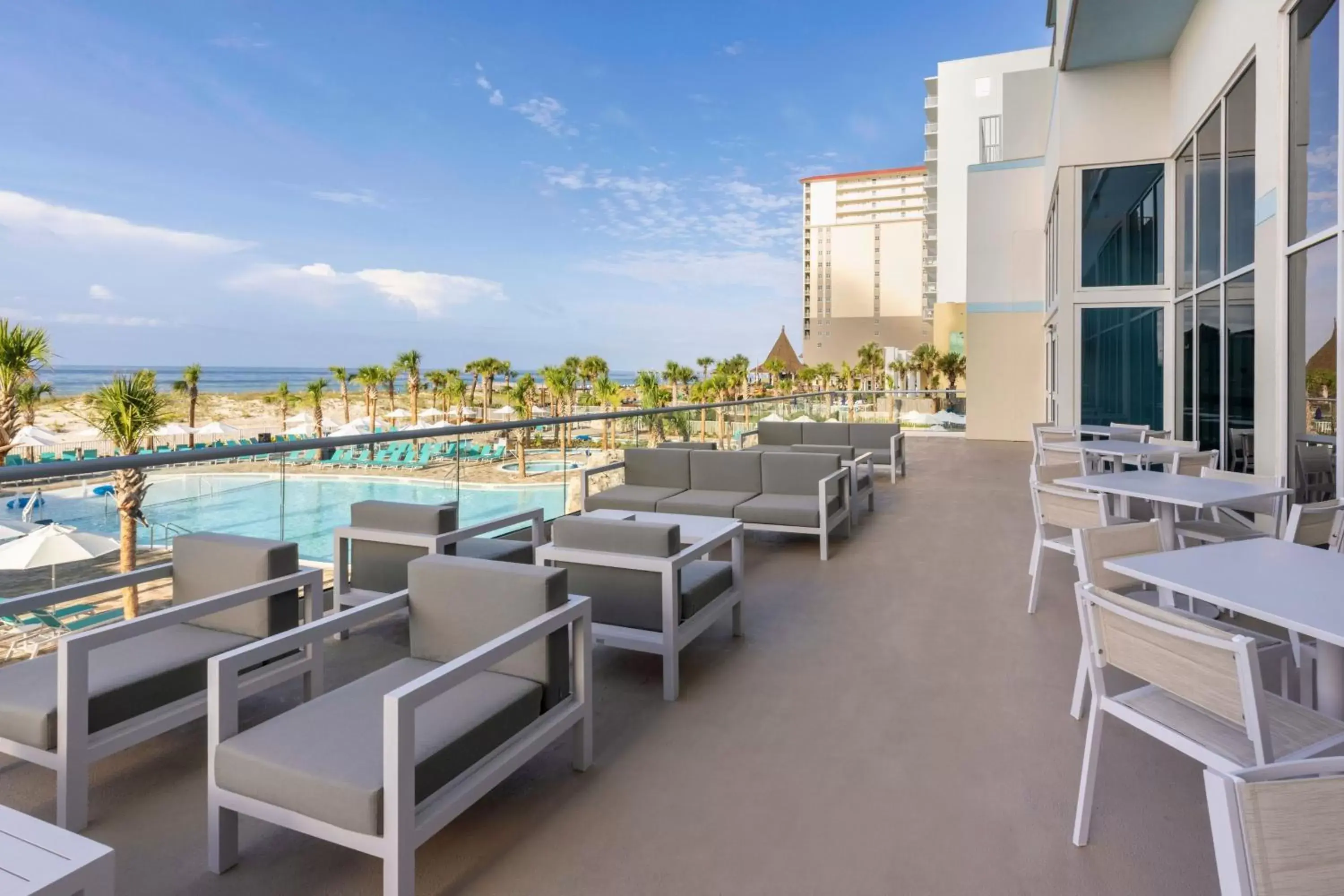 Lobby or reception, Balcony/Terrace in Fairfield by Marriott Inn & Suites Pensacola Beach