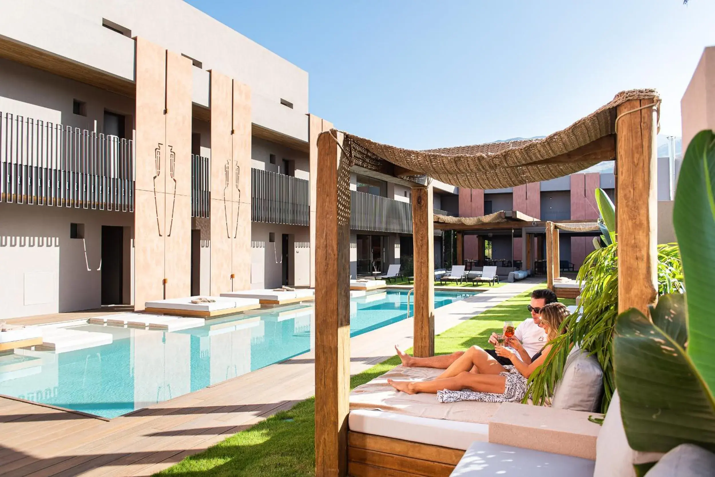 Swimming Pool in Pilot Amphora Boutique Hotel