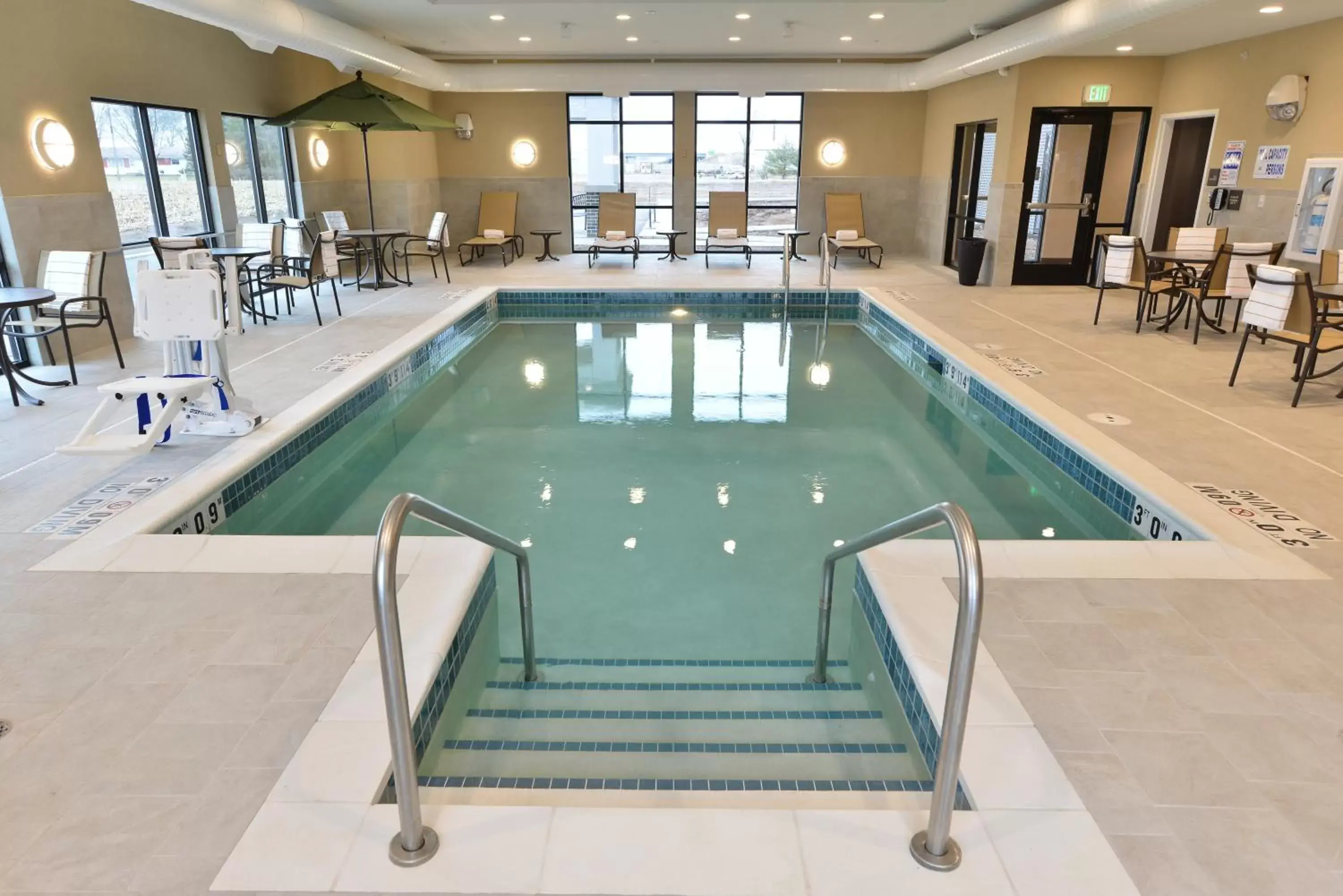 Pool view, Swimming Pool in Hampton Inn & Suites Chippewa Falls