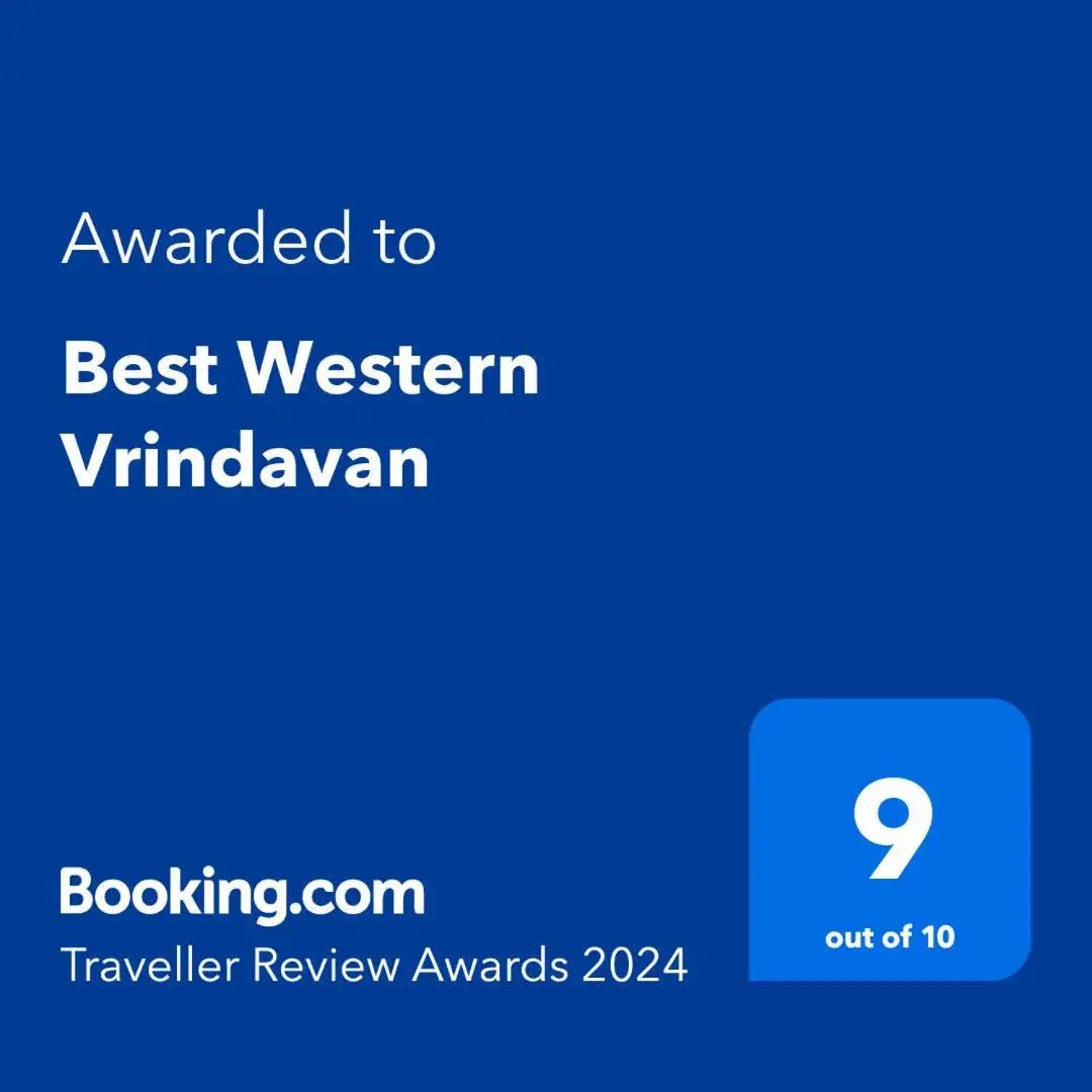 Logo/Certificate/Sign/Award in Best Western Vrindavan