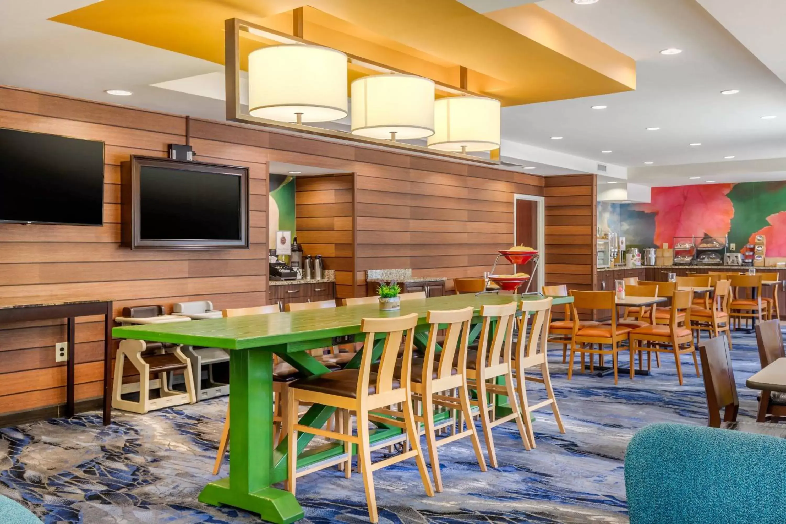 Lobby or reception, Restaurant/Places to Eat in Fairfield Inn Myrtle Beach North