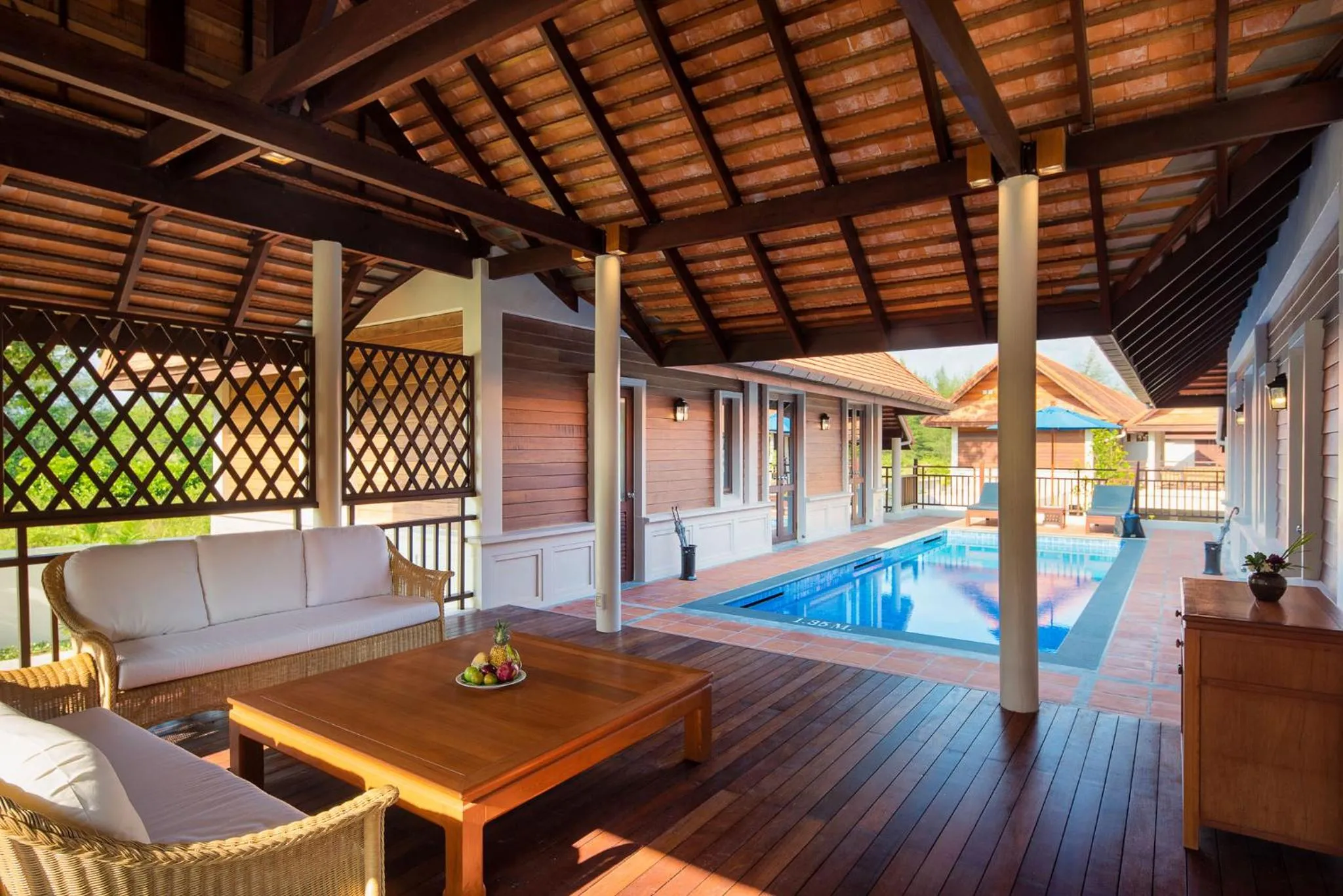 Patio, Swimming Pool in Le Menara Khao Lak