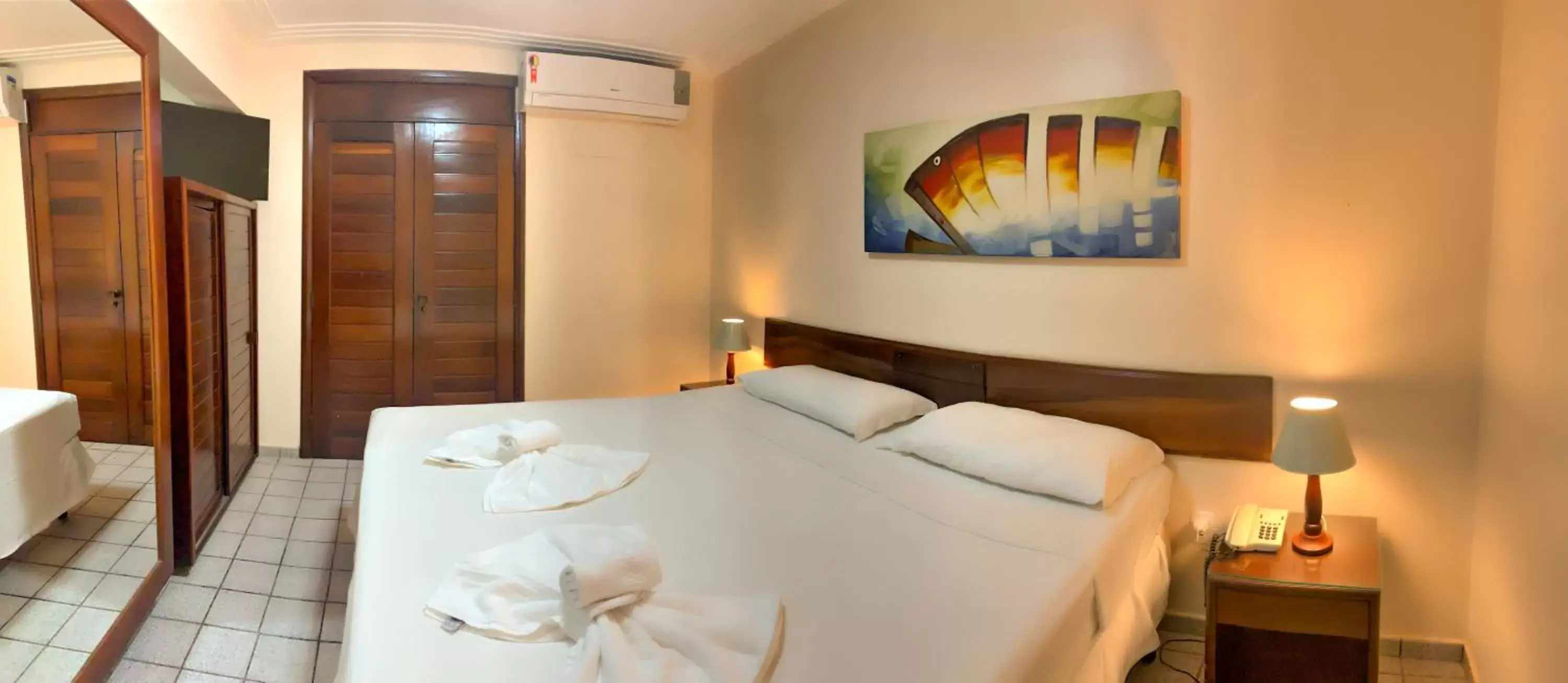 Bedroom, Bed in Pizzato Praia Hotel