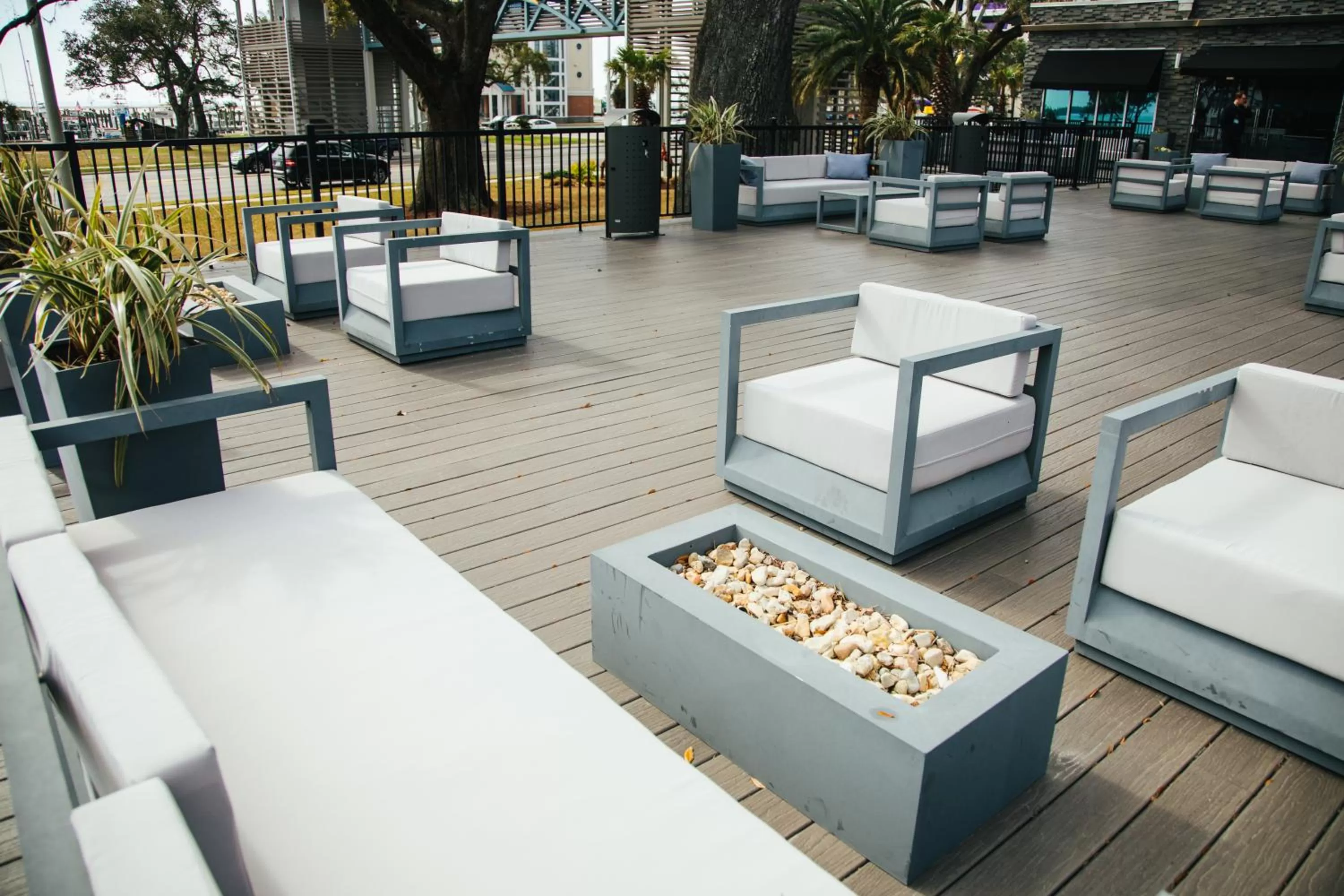 Patio in Hotel Legends