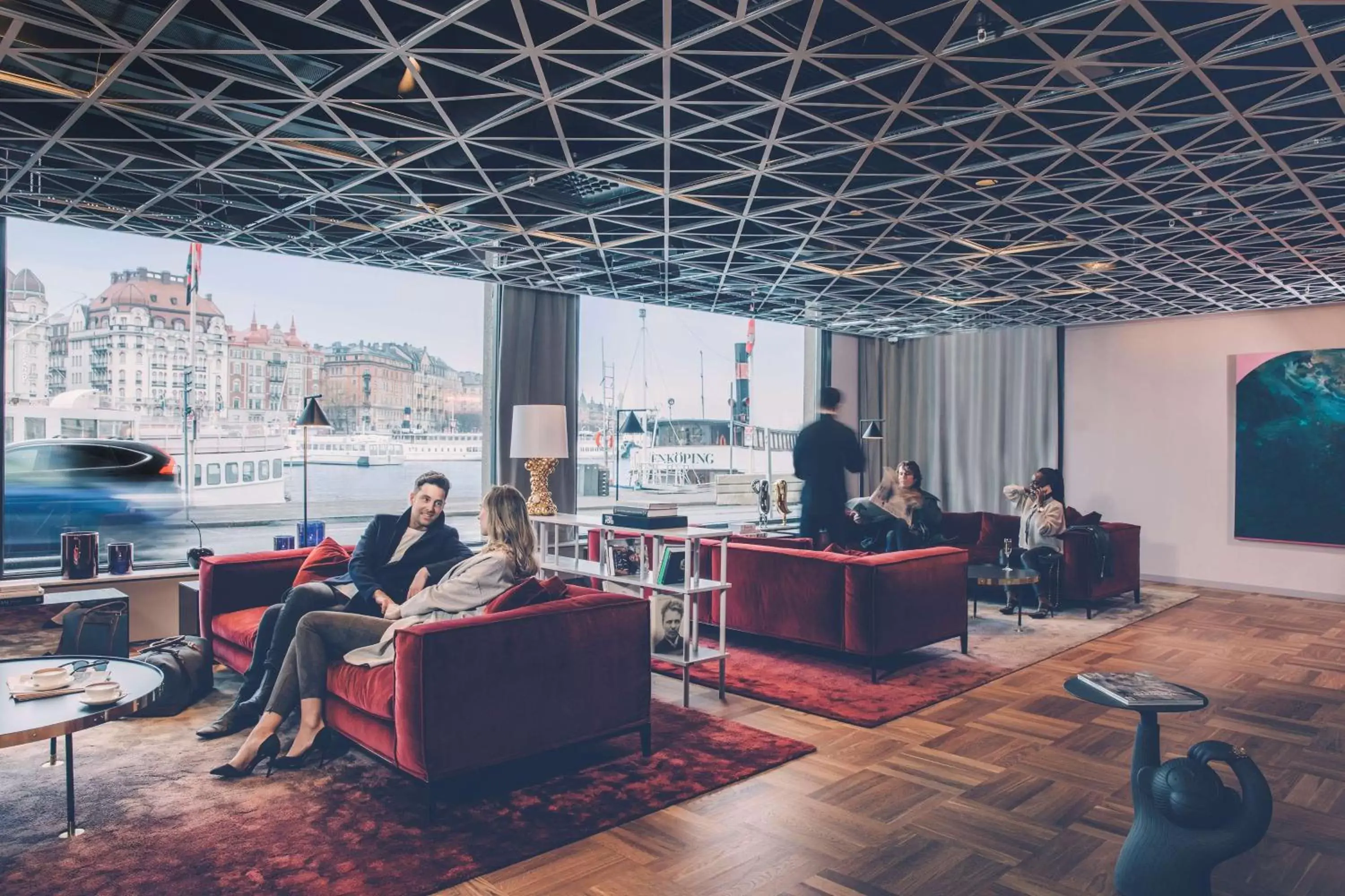 Lobby or reception in Radisson Collection, Strand Hotel, Stockholm