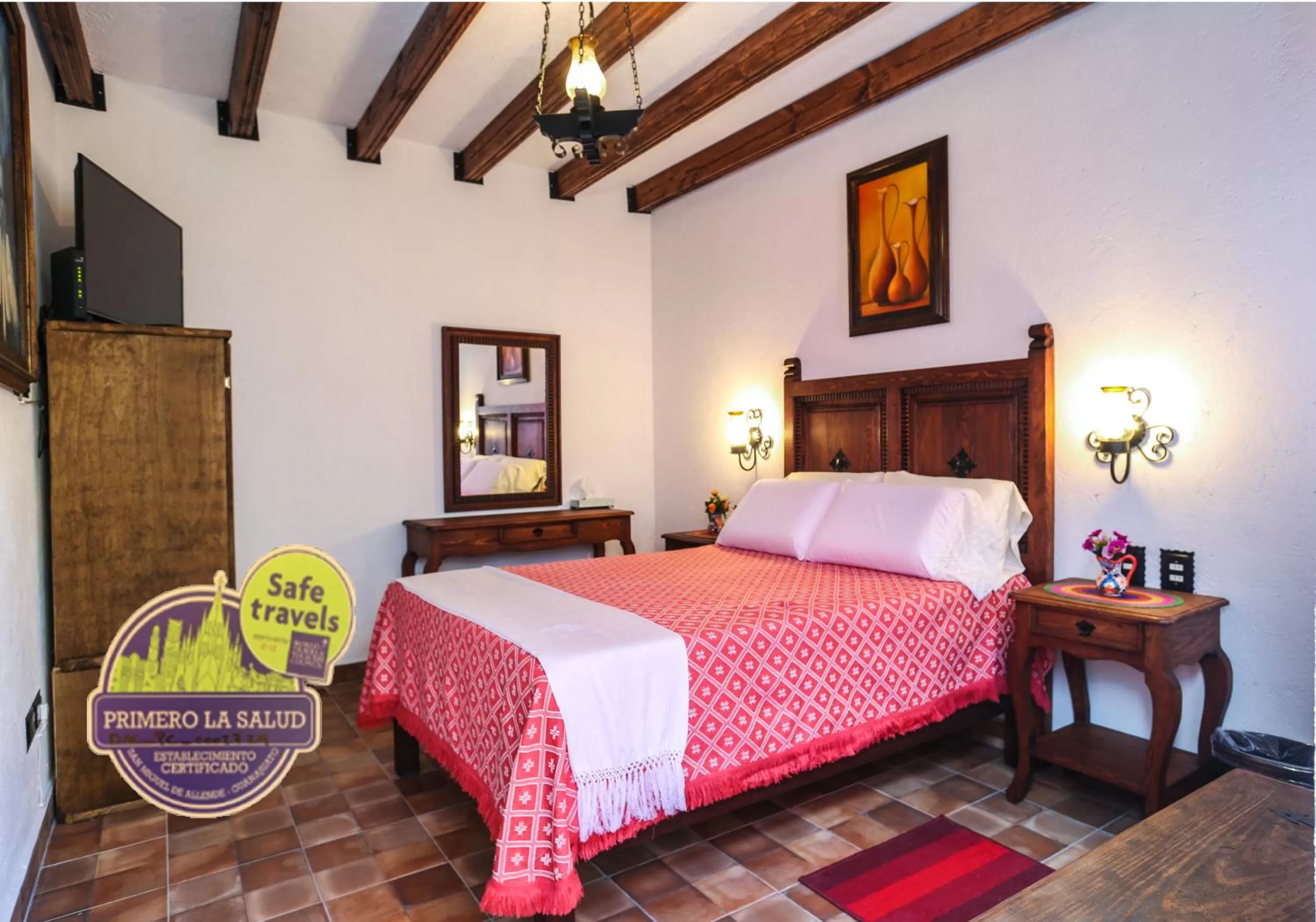 Bedroom, Bed in El mesón del Quijote