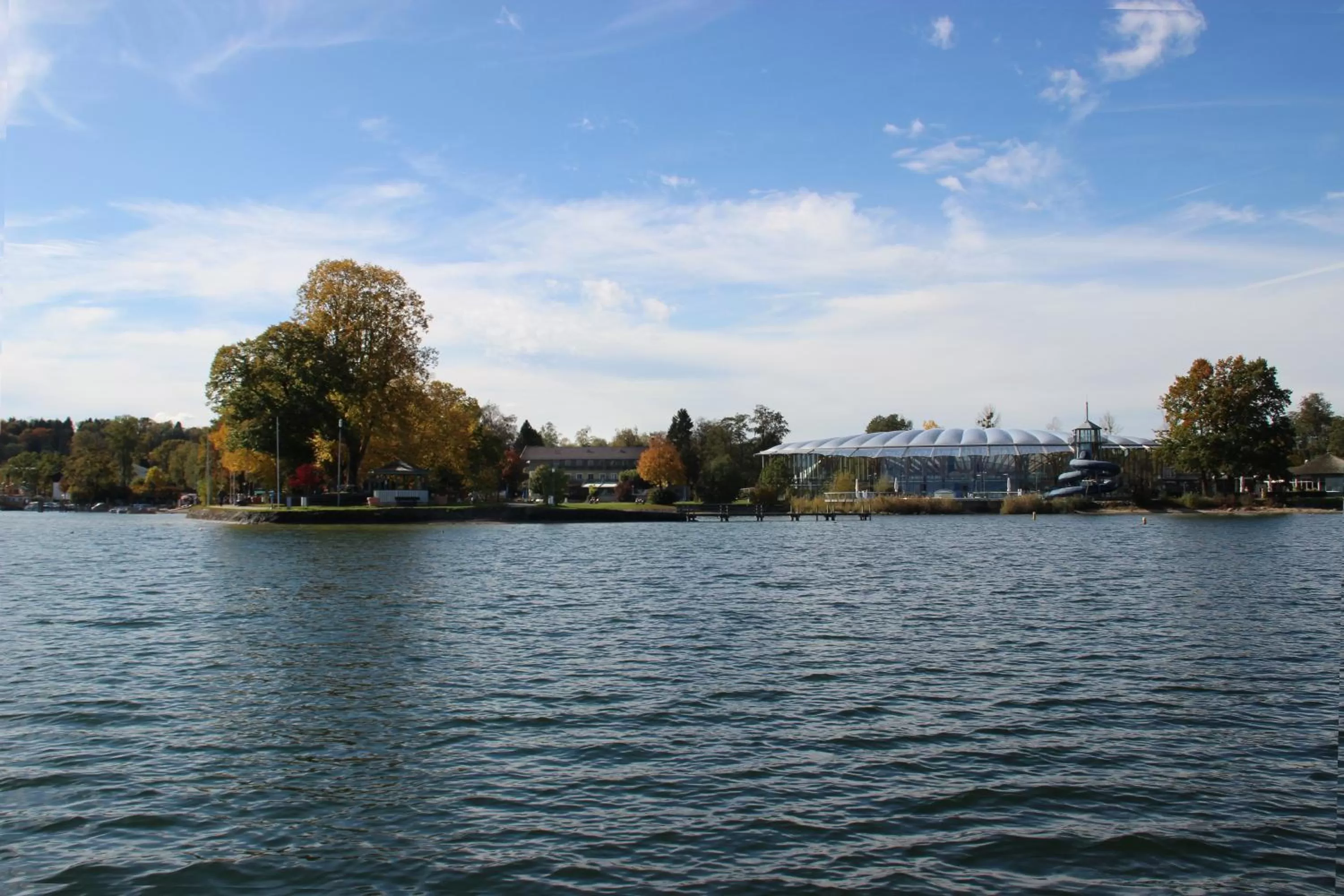 Lake view in Hotel Schlossblick Chiemsee
